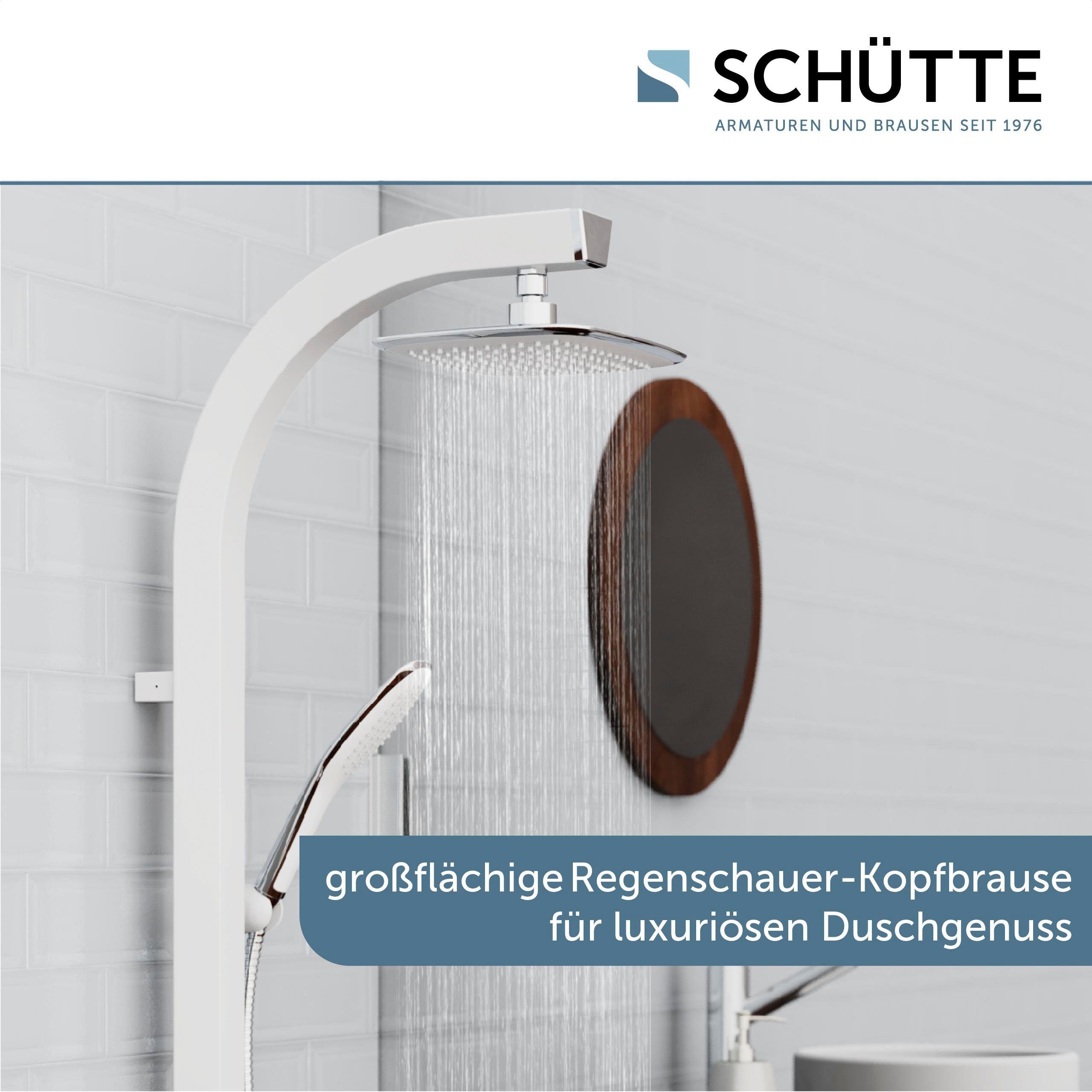 Schütte Slang en handdouche Madagaskar inclusief waterbesparende afdichting, antikalk, afneembaar zeepbakje (set)