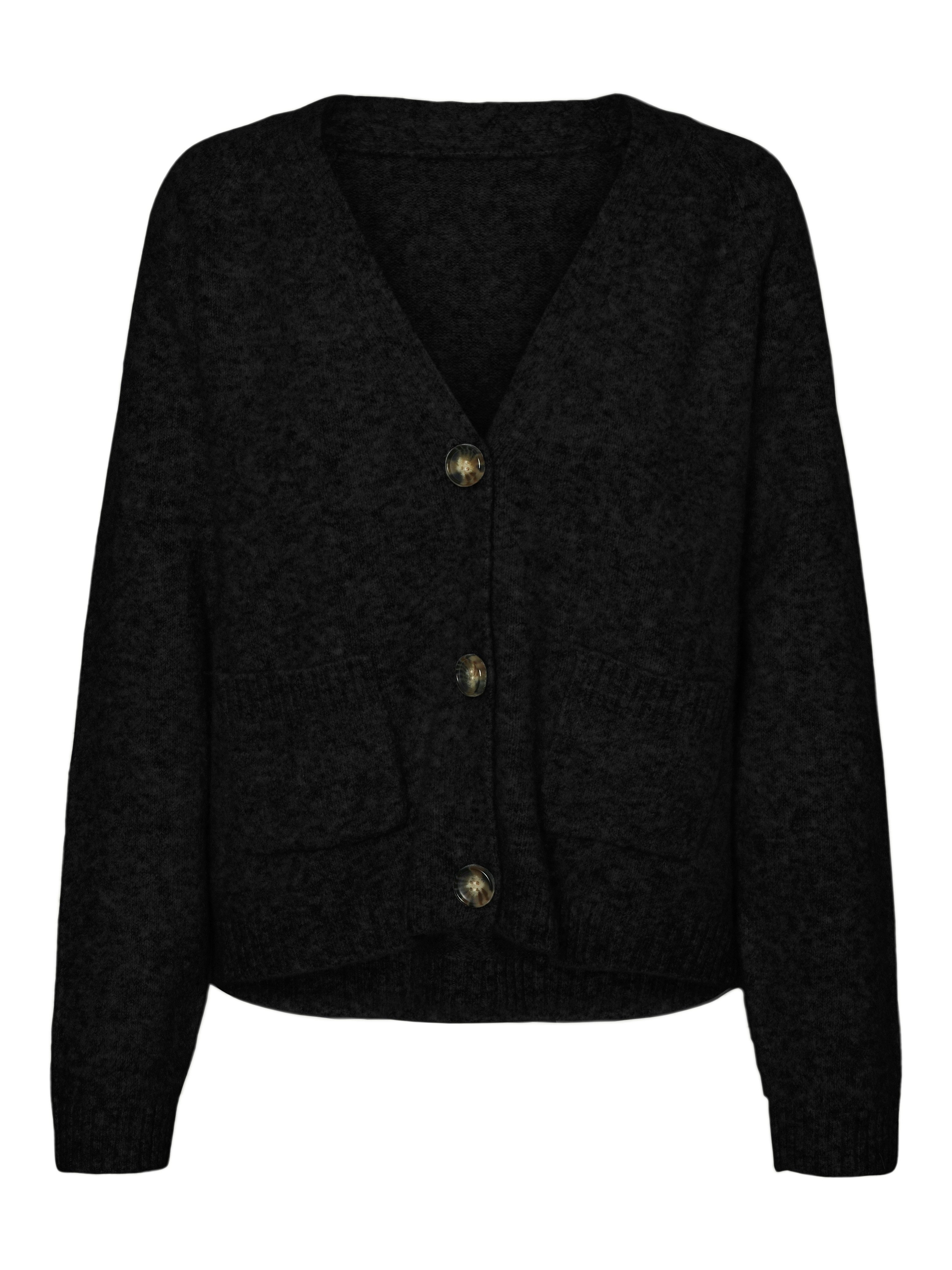 Vero Moda Vest VMBOOM LS V-NECK BUTTON CARDIGAN GA NOOS