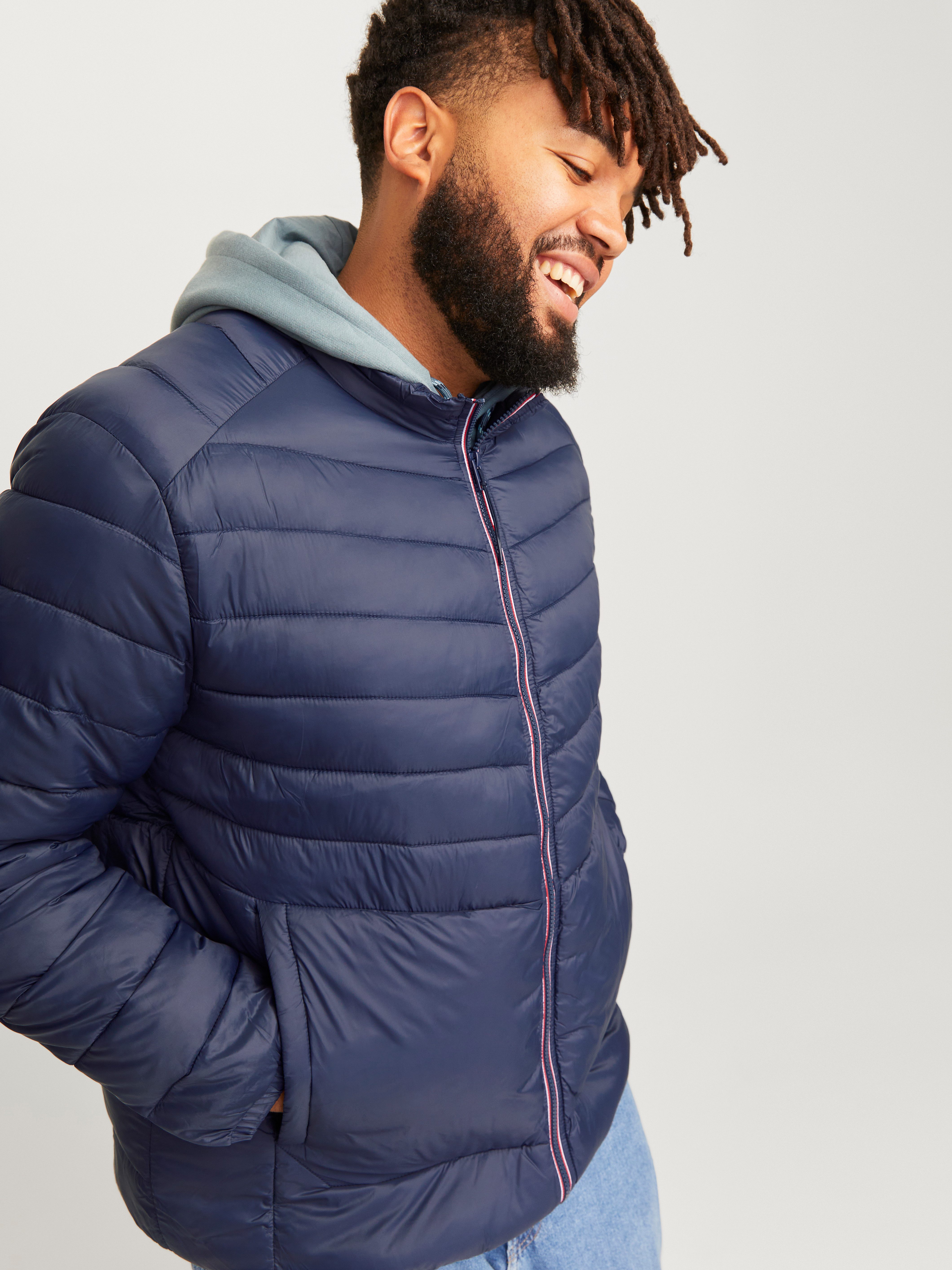 Jack & Jones PlusSize Gewatteerde jas JJESPRINT PUFFER COLLAR NOOS PLS