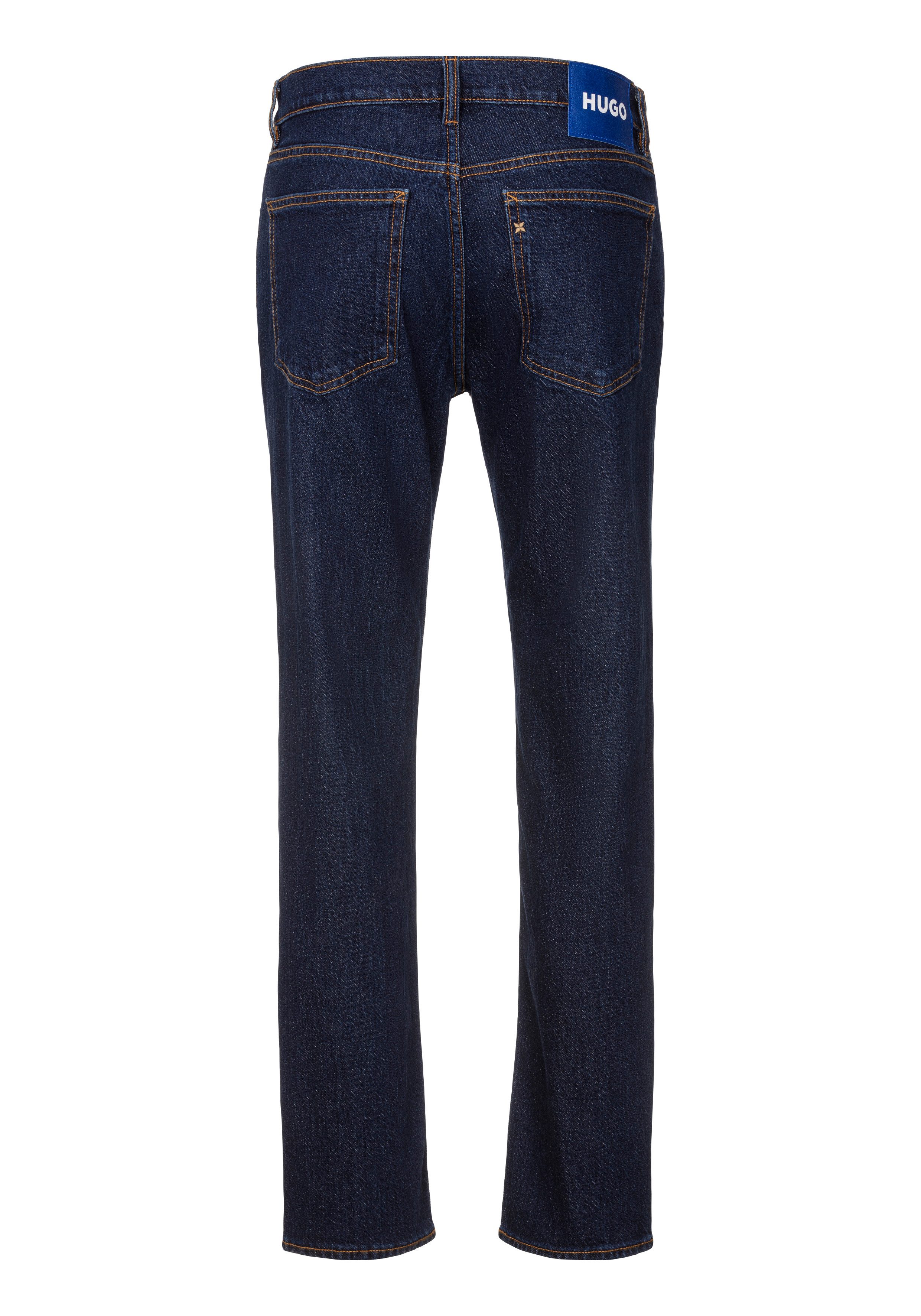 HUGO Blue Tapered jeans Brody met stone-washed-finish