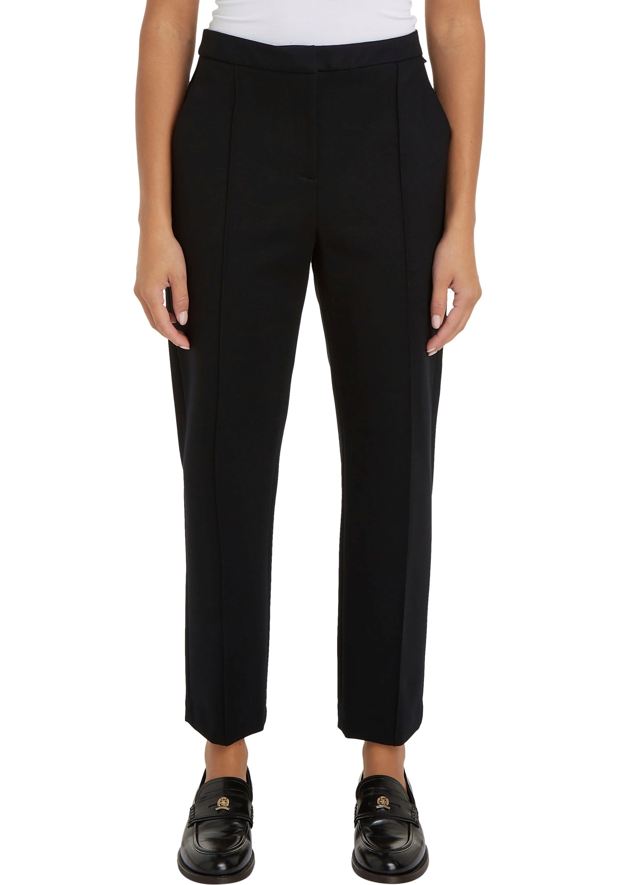 Tommy Hilfiger Geweven broek ELEVATED SLIM STRAIGHT KNIT PANT