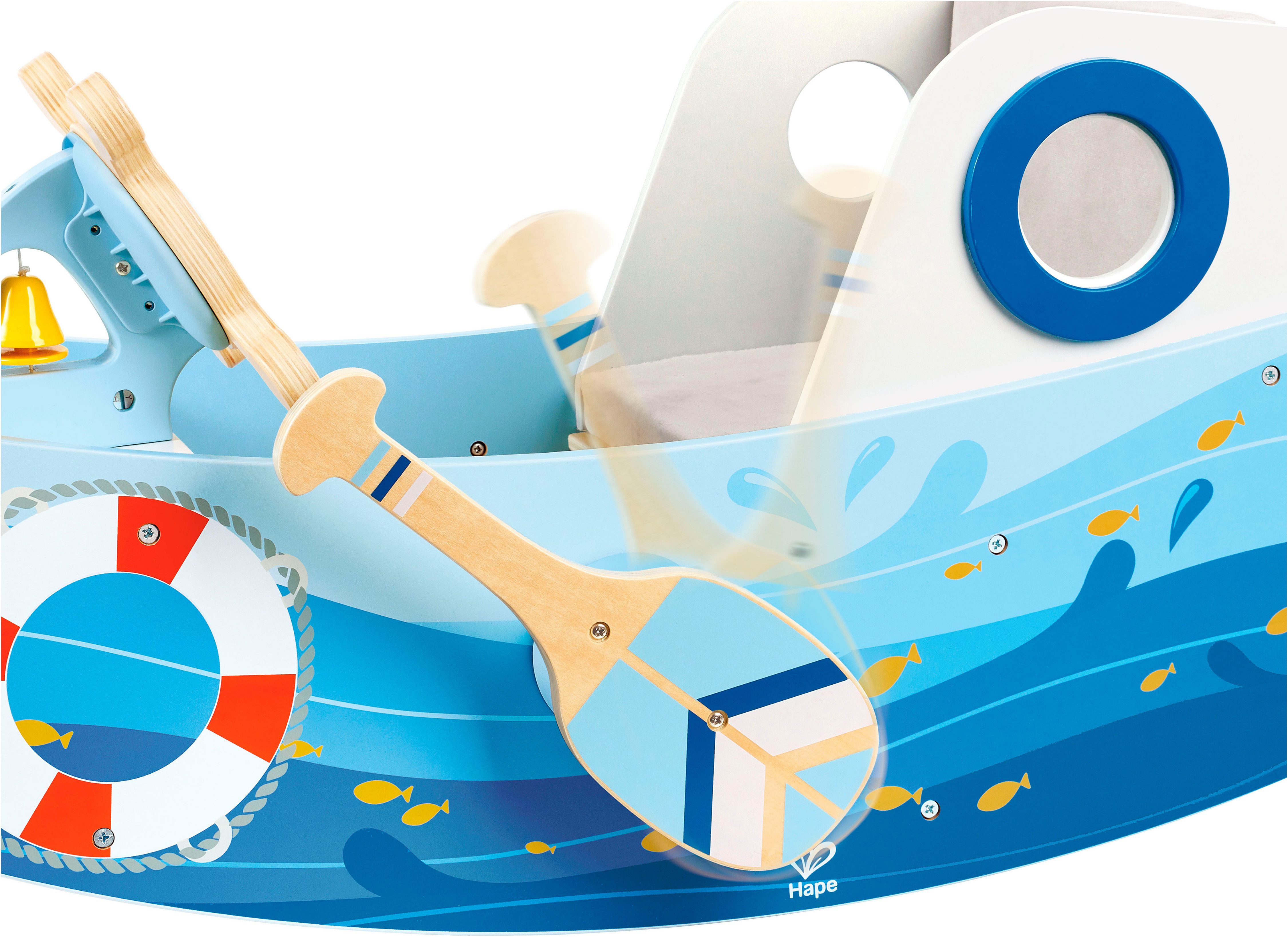 Hape Schommelboot Met stuurwiel