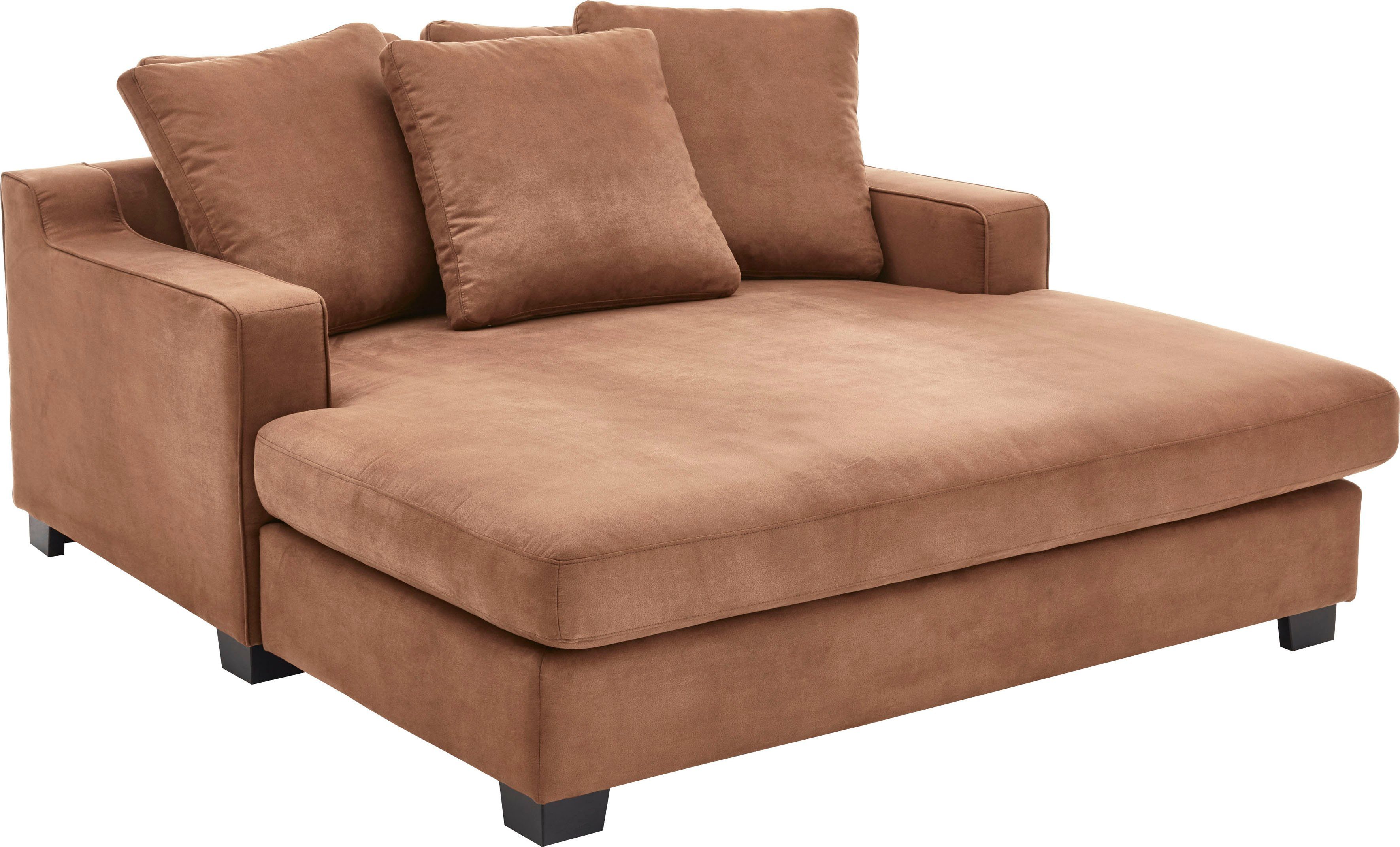 ATLANTIC home collection XXL-fauteuil Nobel Megafauteuil, loveseat, inclusief 5 rugkussens, vrij plaatsbaar