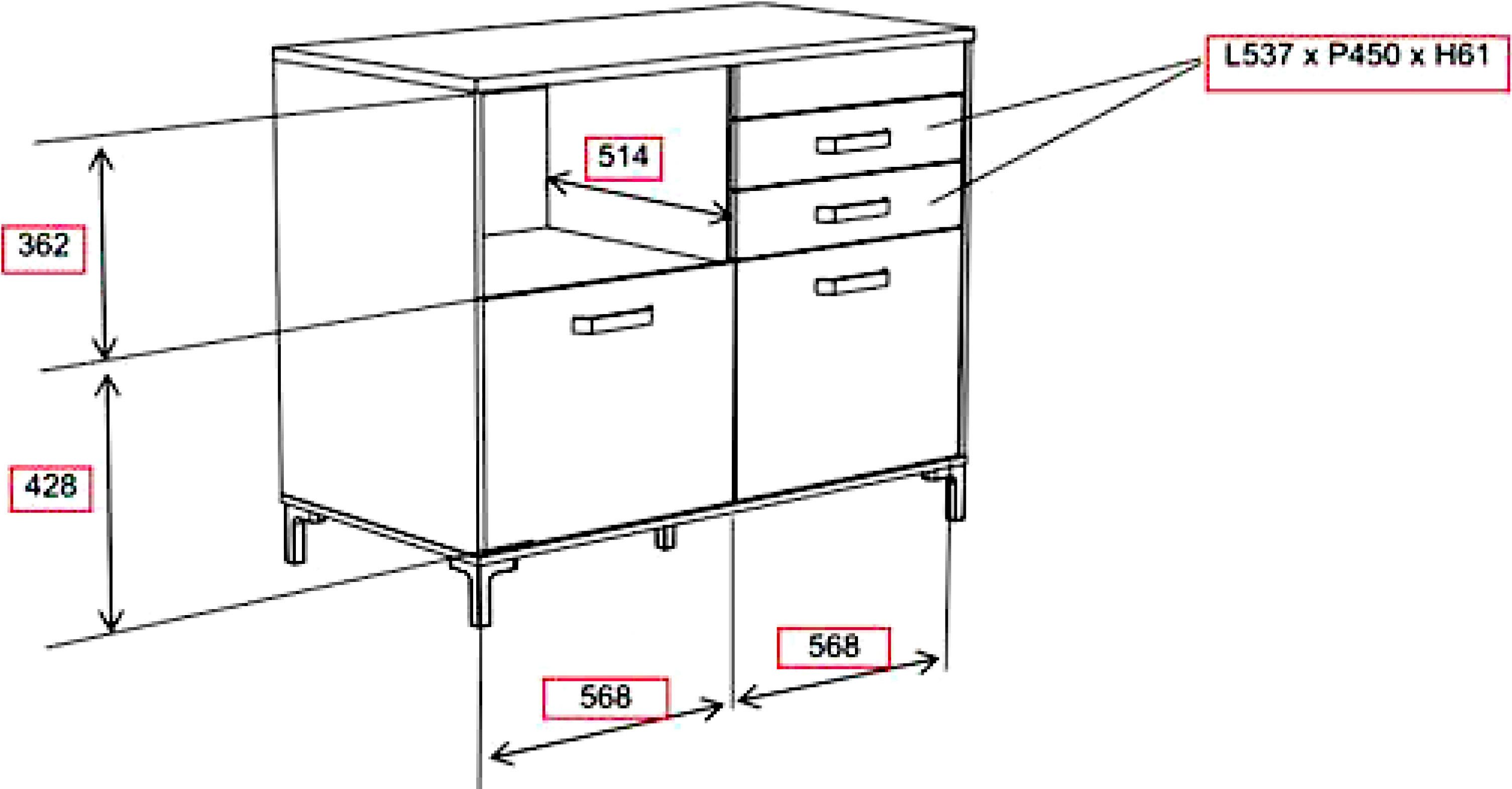 Parisot Kastenset Moove 2 (3 stuks)
