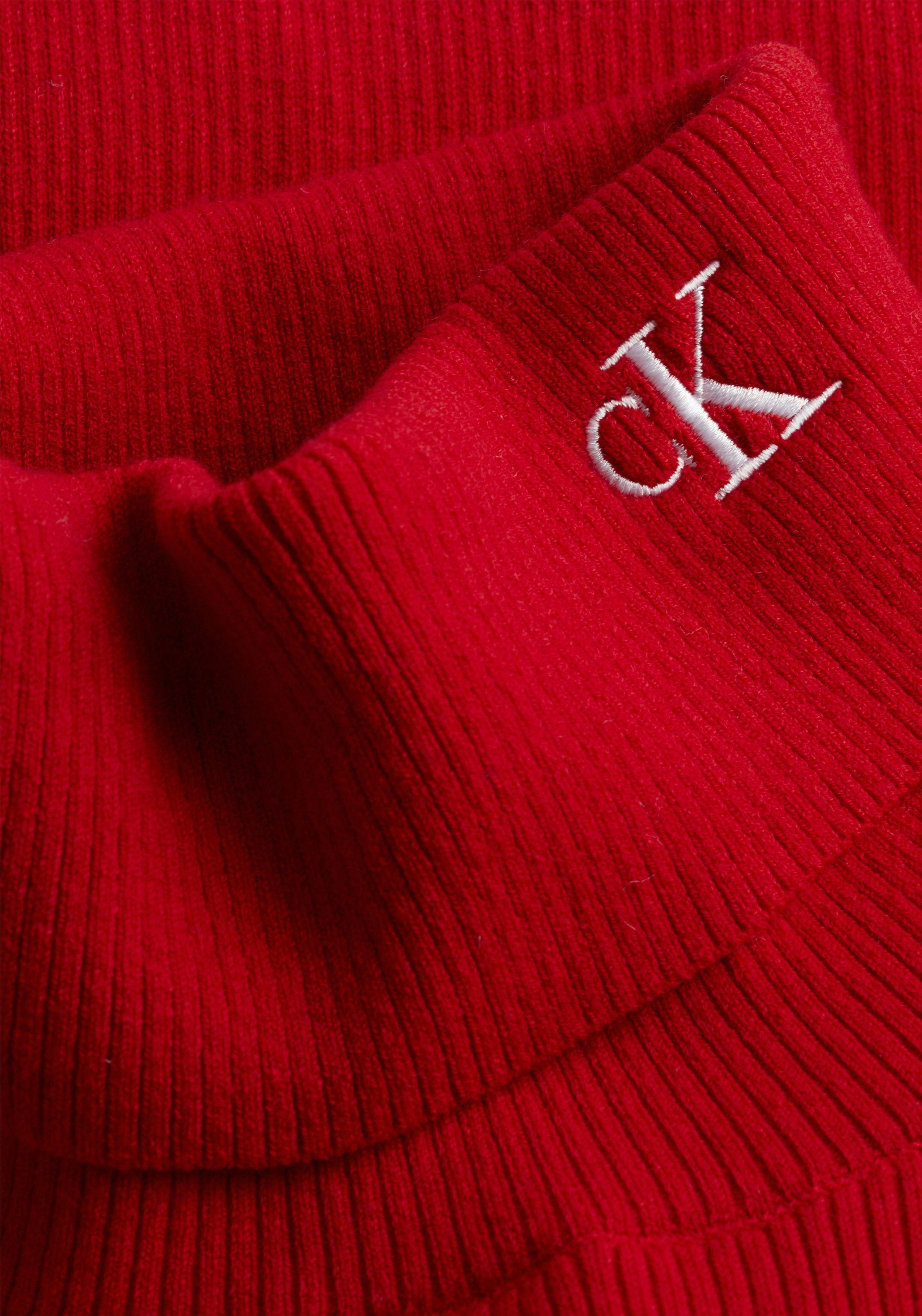 Calvin Klein Jeans Plus Coltrui PLUS CK ROLL NECK SWEATER met geborduurd ck monogram