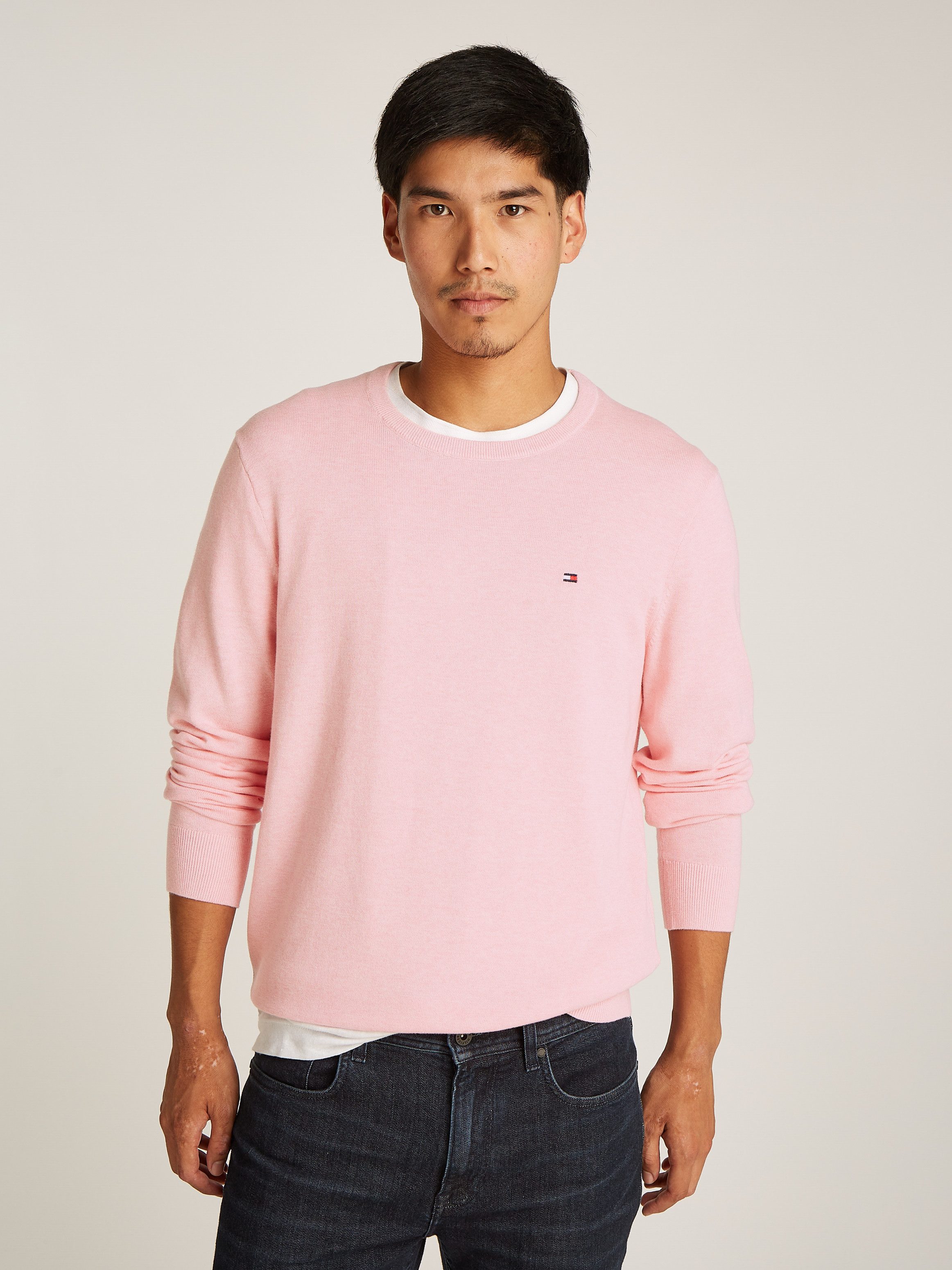 Tommy Hilfiger Trui met ronde hals ESSENTIAL COTTON CREW NECK