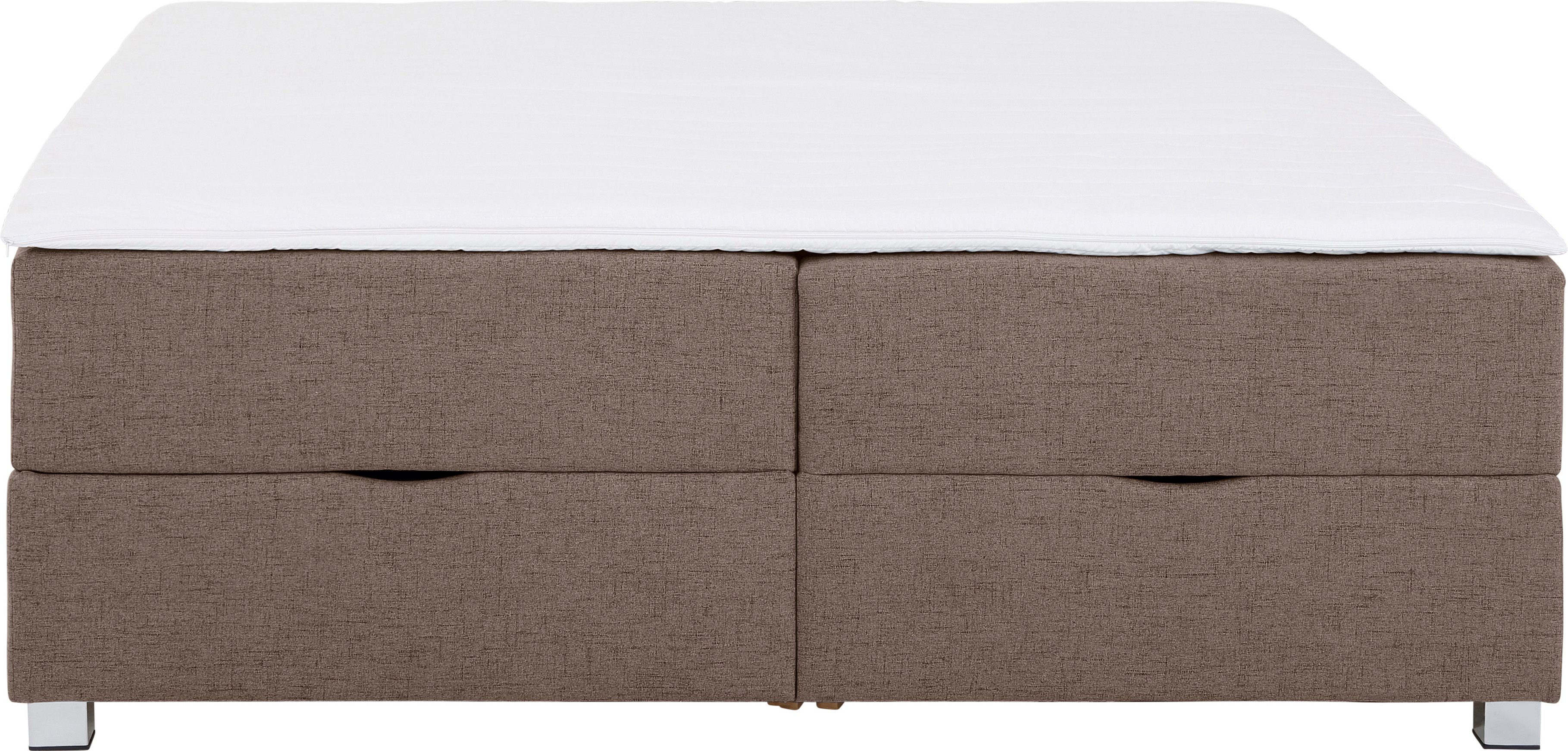 INOSIGN Boxspring Alexis zonder hoofdbord - ideaal voor ruimtes met schuine plafonds, in 4 breedten