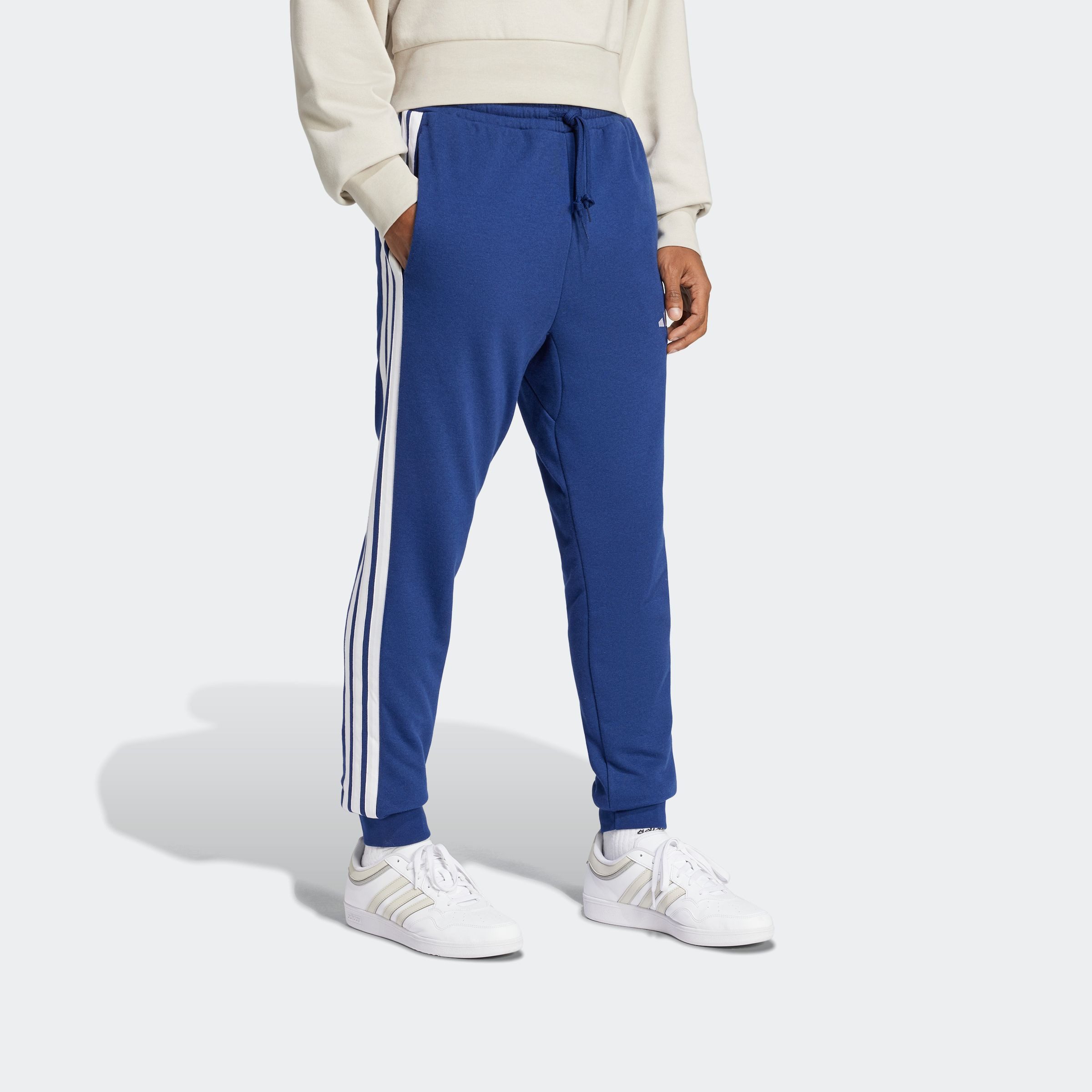 adidas Sportswear Sportbroek M 3S FT TC PT Joggingbroek van zacht French Terry materiaal (1-delig)