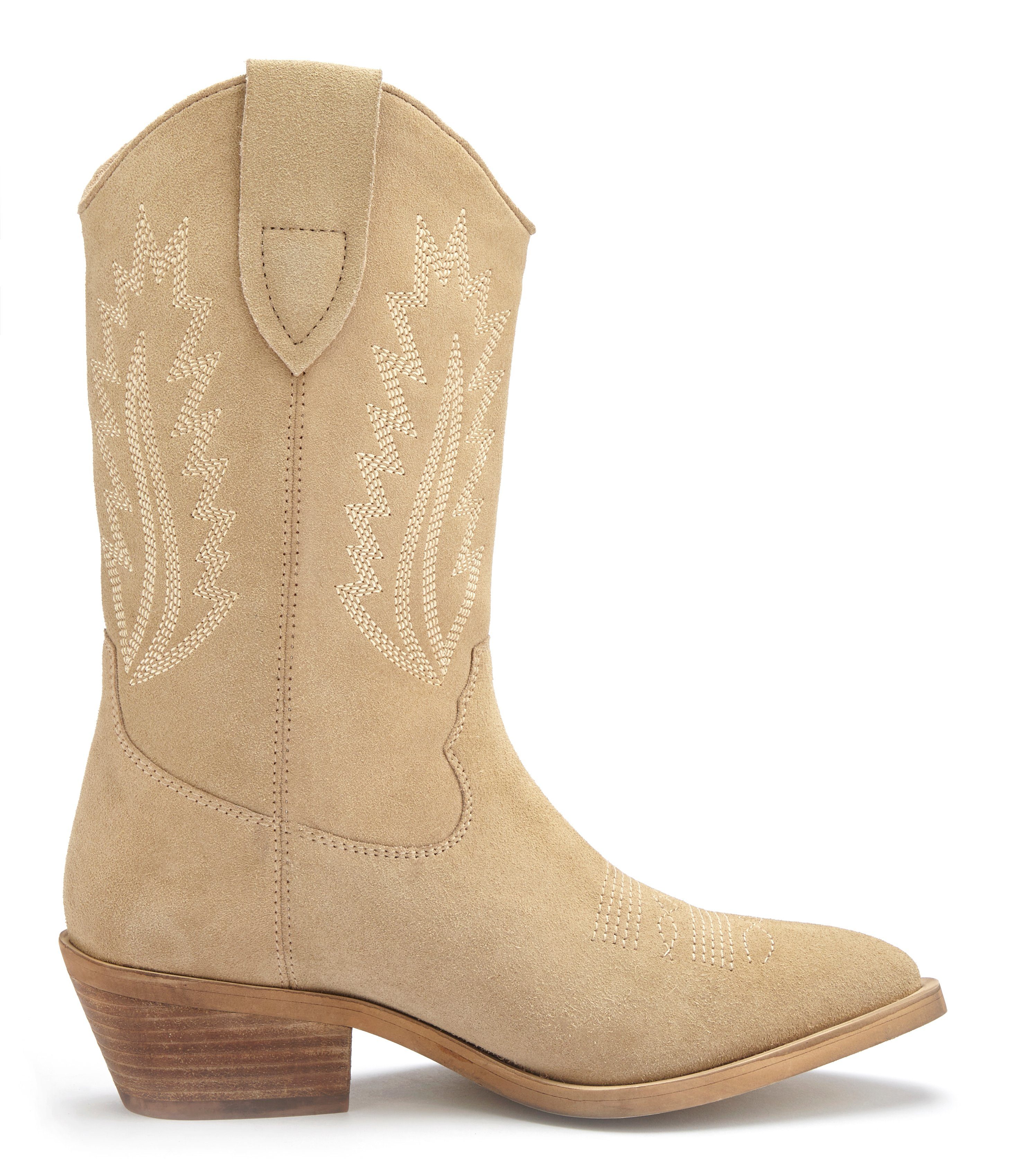 Lascana Cowboy boots Cowboy enkelboots, westernlaarzen, enkelboots van hoogwaardig leer