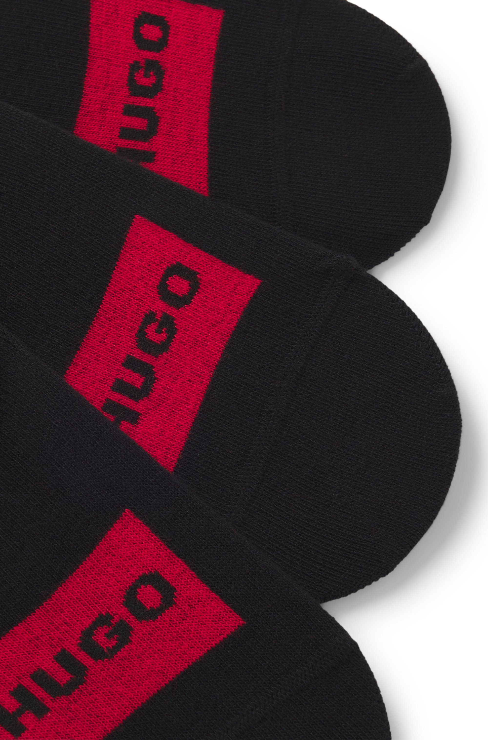 HUGO underwear Vrijetijdssokken 3P LC LABEL CC met geborduurd logo (set, 3 paar)