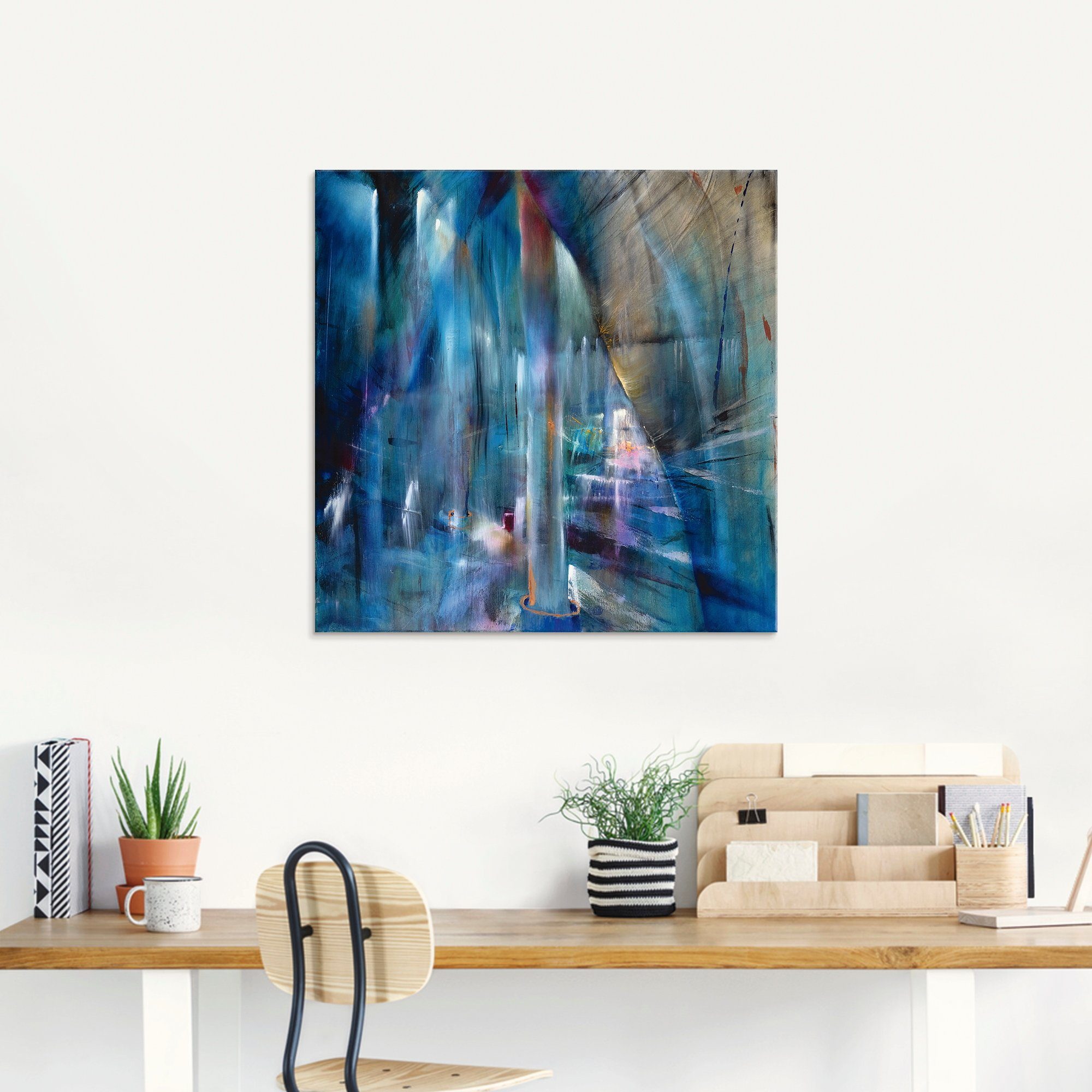 Artland Print op glas Toegang v.a. 19 uur in verschillende maten