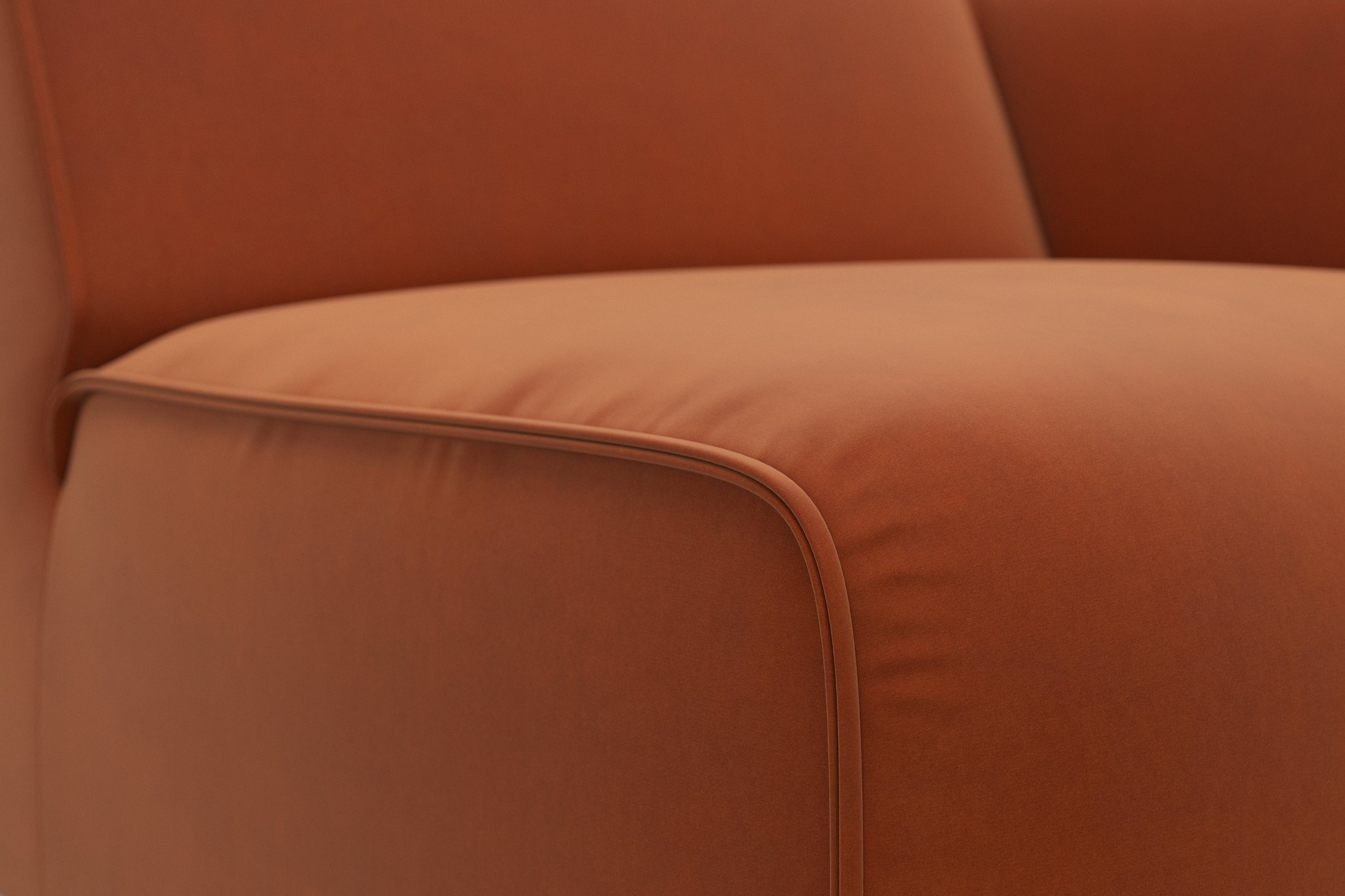 RAUM.ID Fauteuil Merid sofa-hoekelement, afmetingen B/D/H: 109/97/46 cm als module of apart te gebruiken, voor individuele samenstelling
