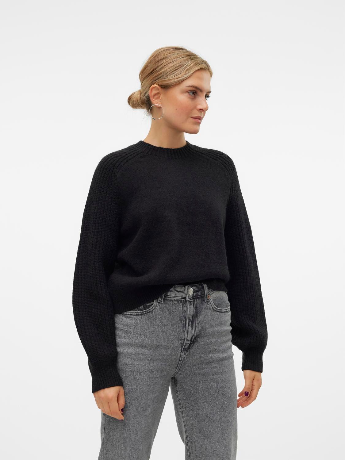 Vero Moda Trui met ronde hals VMENYA LS O-NECK PULLOVER BOO