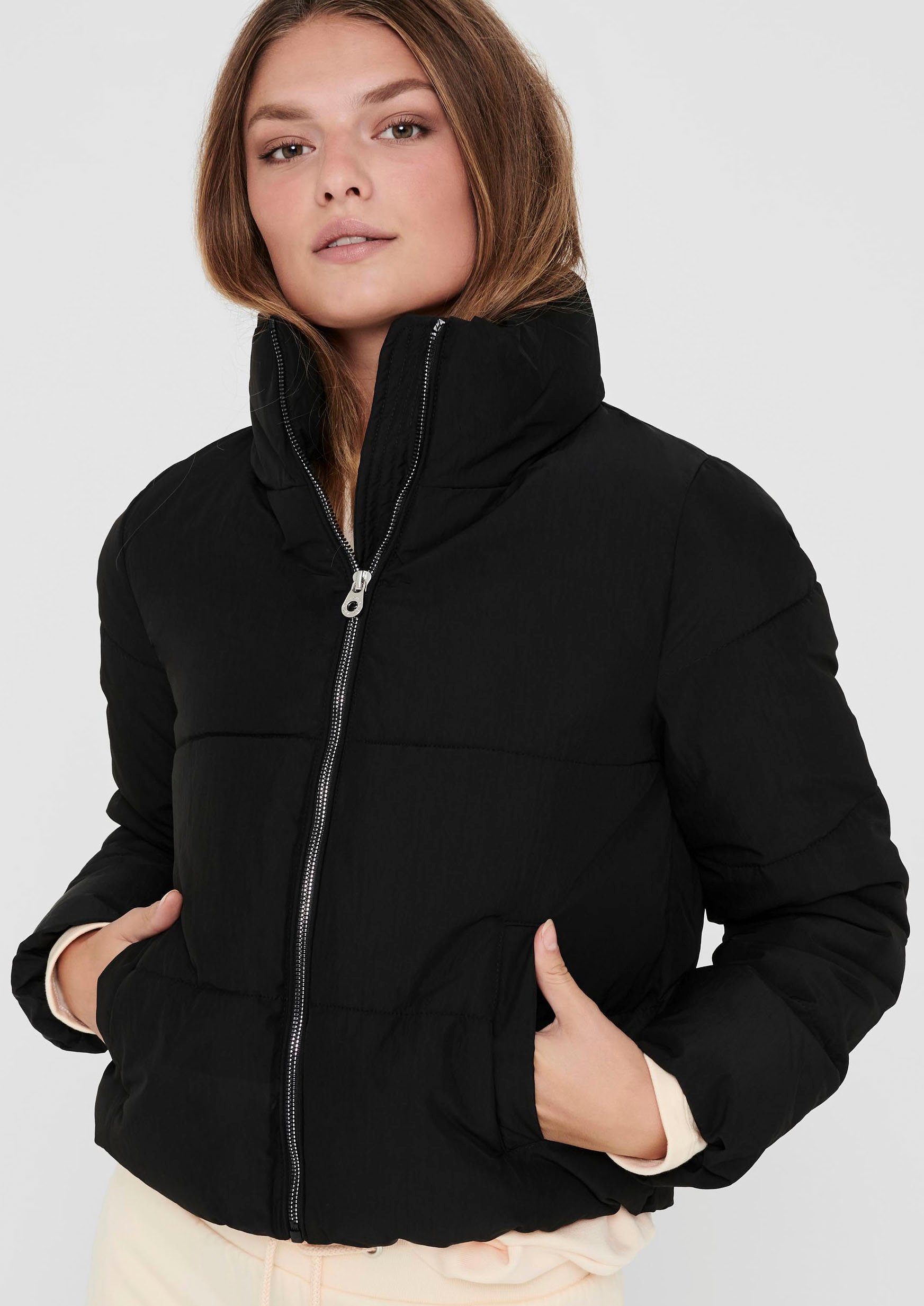 Only Gewatteerde jas ONLCAMILLA V-NECK L/S PULLOVER KNT NOOS