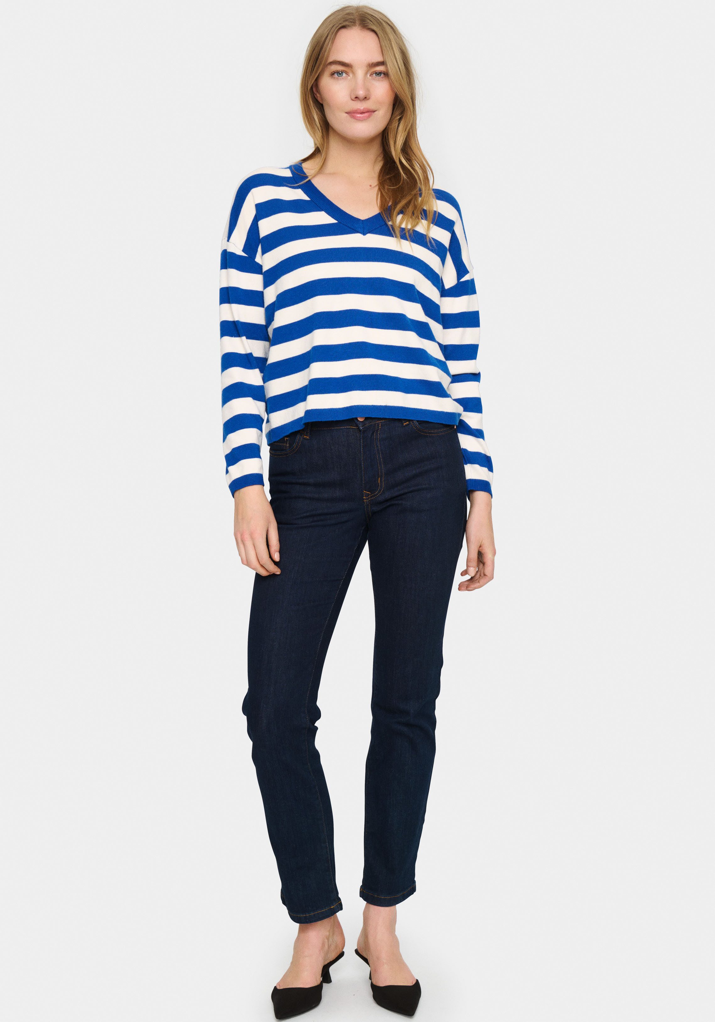 Saint Tropez Gebreide trui FikamSZ V-Neck