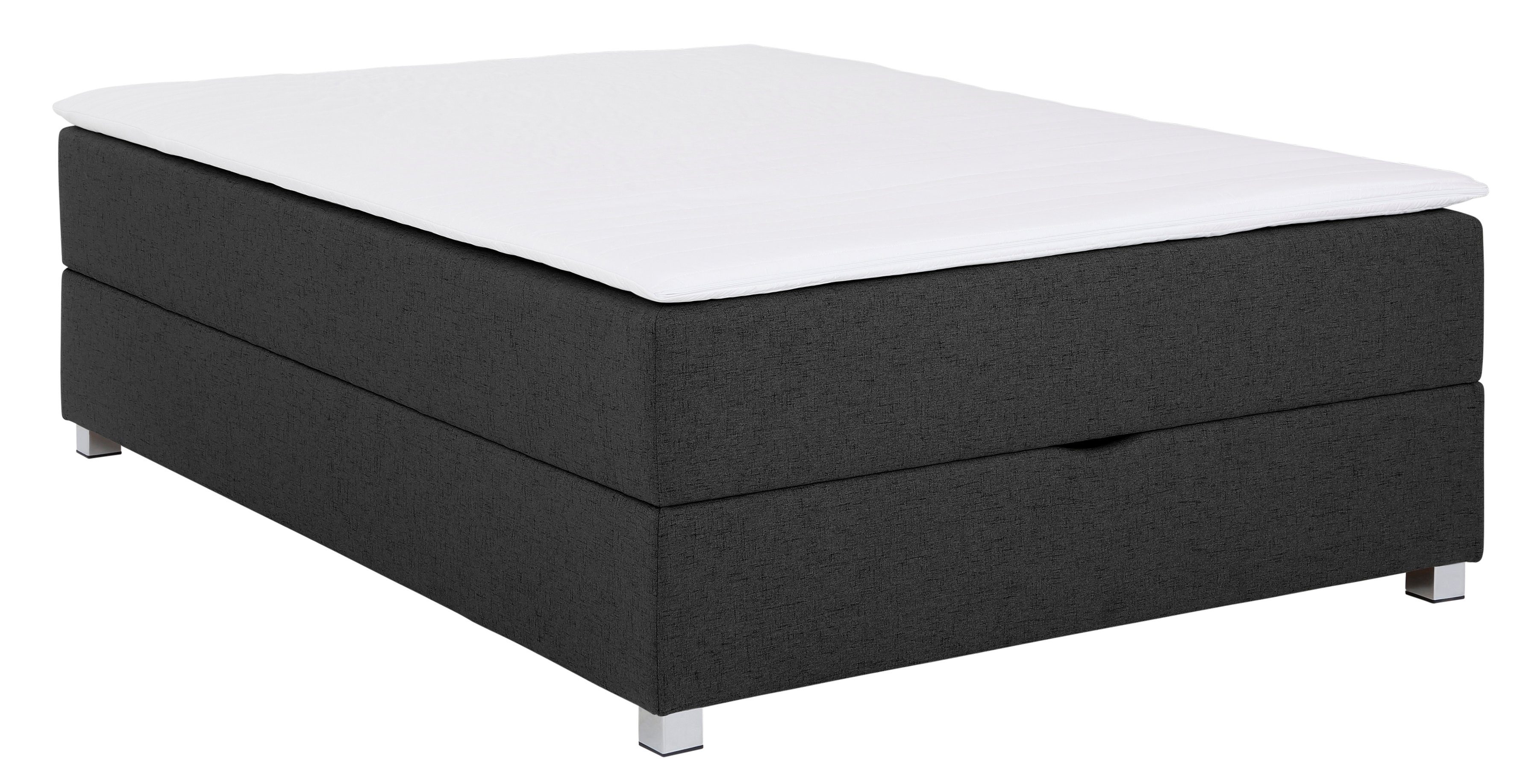 INOSIGN Boxspring Alexis zonder hoofdbord - ideaal voor ruimtes met schuine plafonds, in 4 breedten