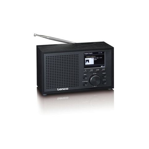 Compacte en stijlvolle DAB+-FM radio met Bluetooth® en houten behuizing Lenco Ceramisch