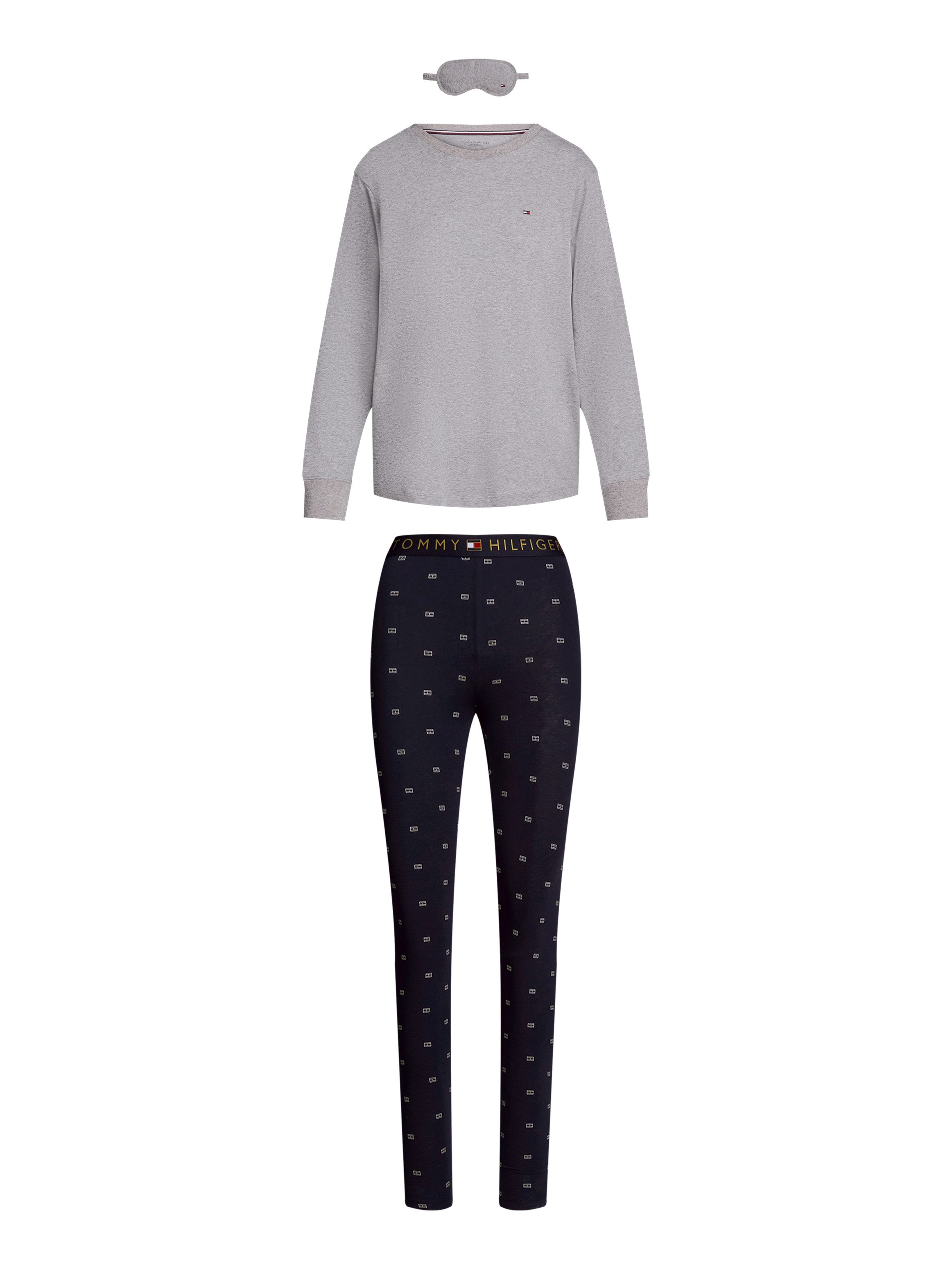 Tommy Hilfiger Underwear Pyjama GIFT LEGGING PJ SET W EYEMASK (set, 3-delig, 3-delig)