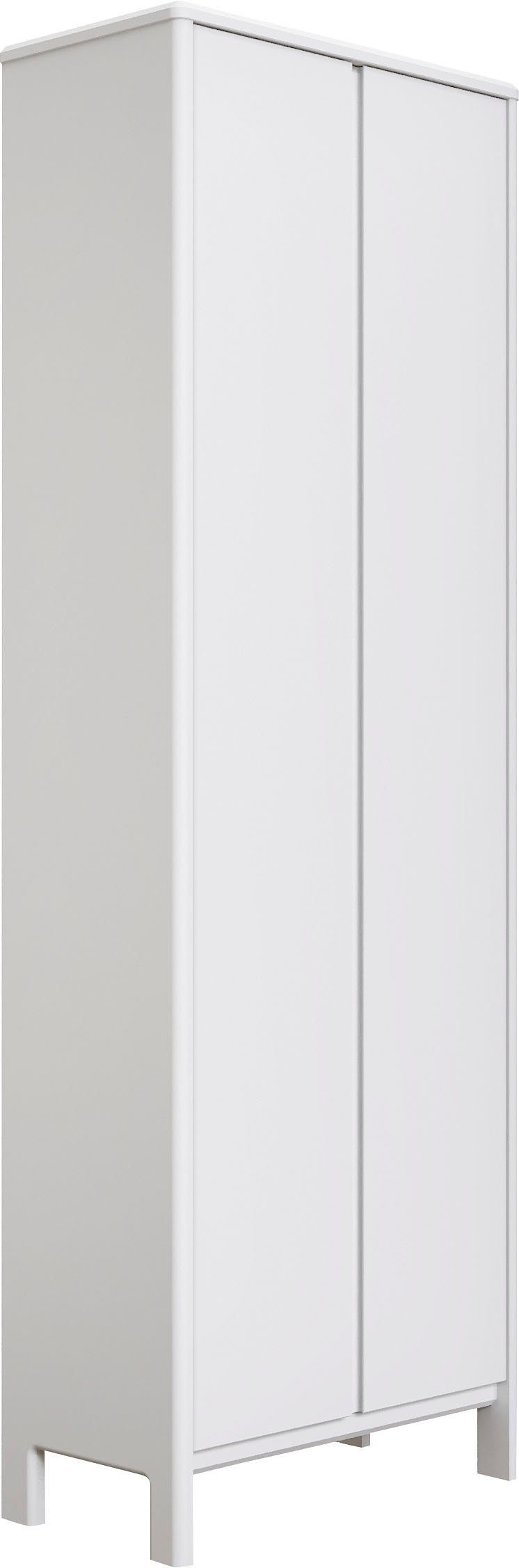 Home affaire Kledingkast Luven gecertificeerd massief hout, hoogte 192 cm garderobekasten wit