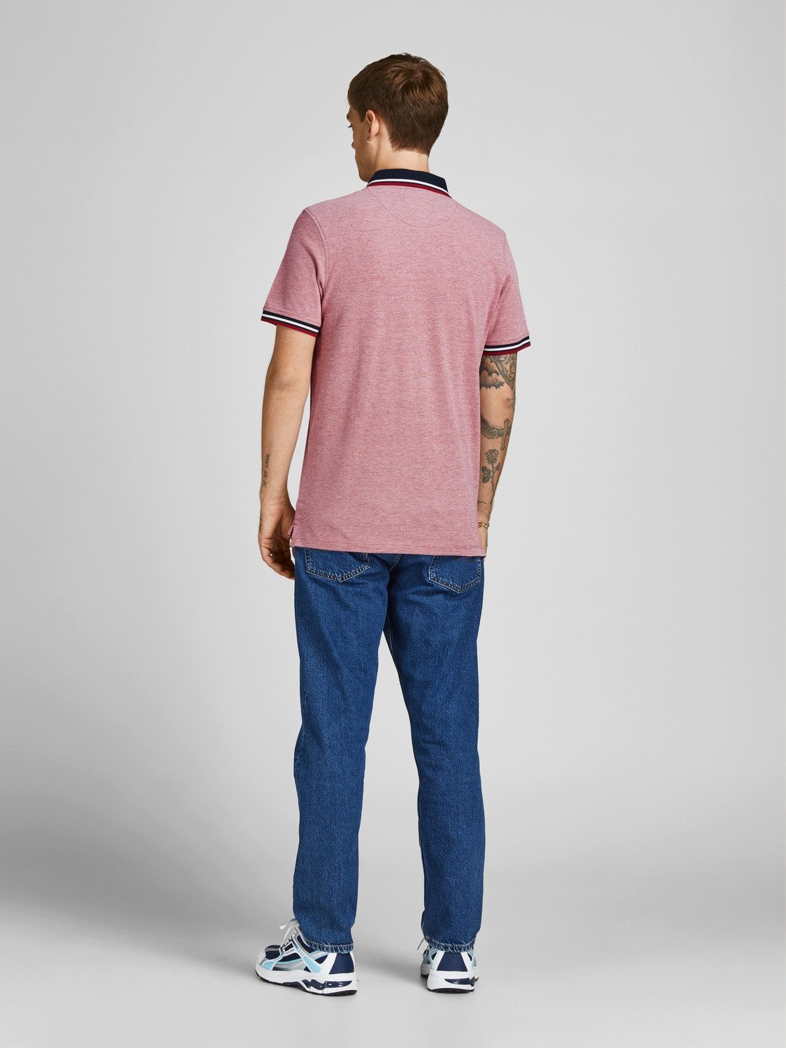 Jack & Jones Poloshirt JJEPAULOS POLO SS 2PK MP NOOS (2-delig, Set van 2)
