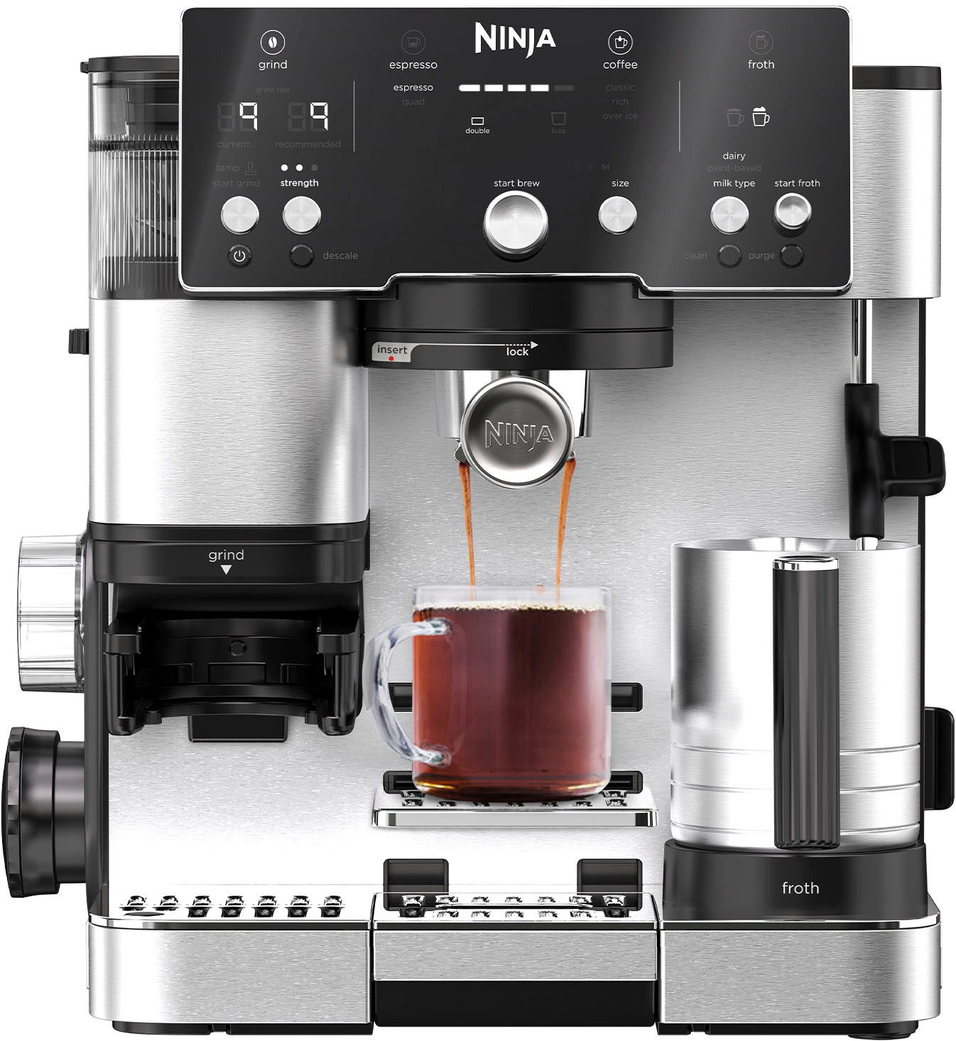 NINJA Espressomachine Ninja Luxe Café Essential Kaffeemaschine ES501EU