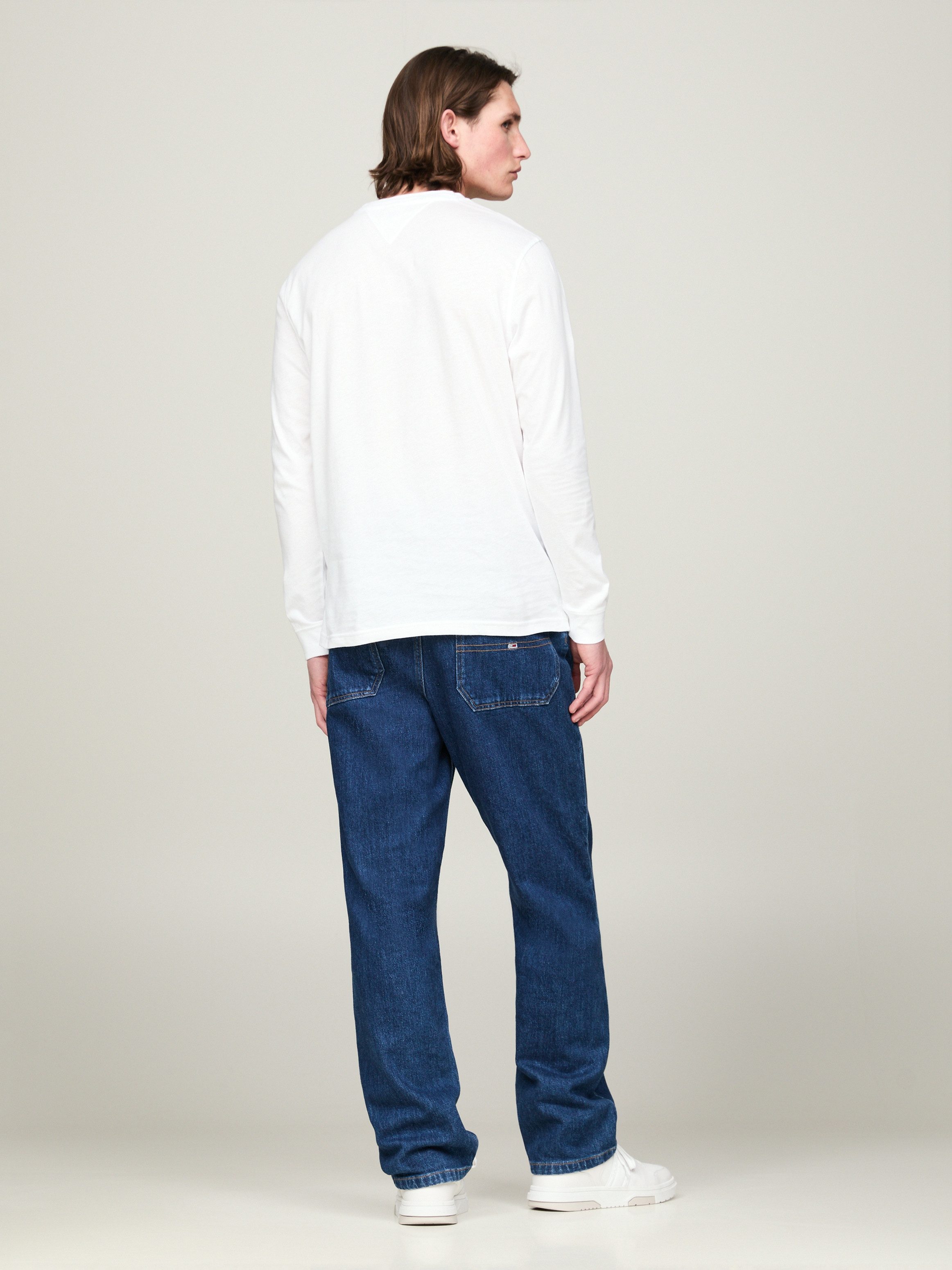 Tommy Jeans Plus Shirt met lange mouwen TJM SLIM 2PACK L S EXT (Set van 2)