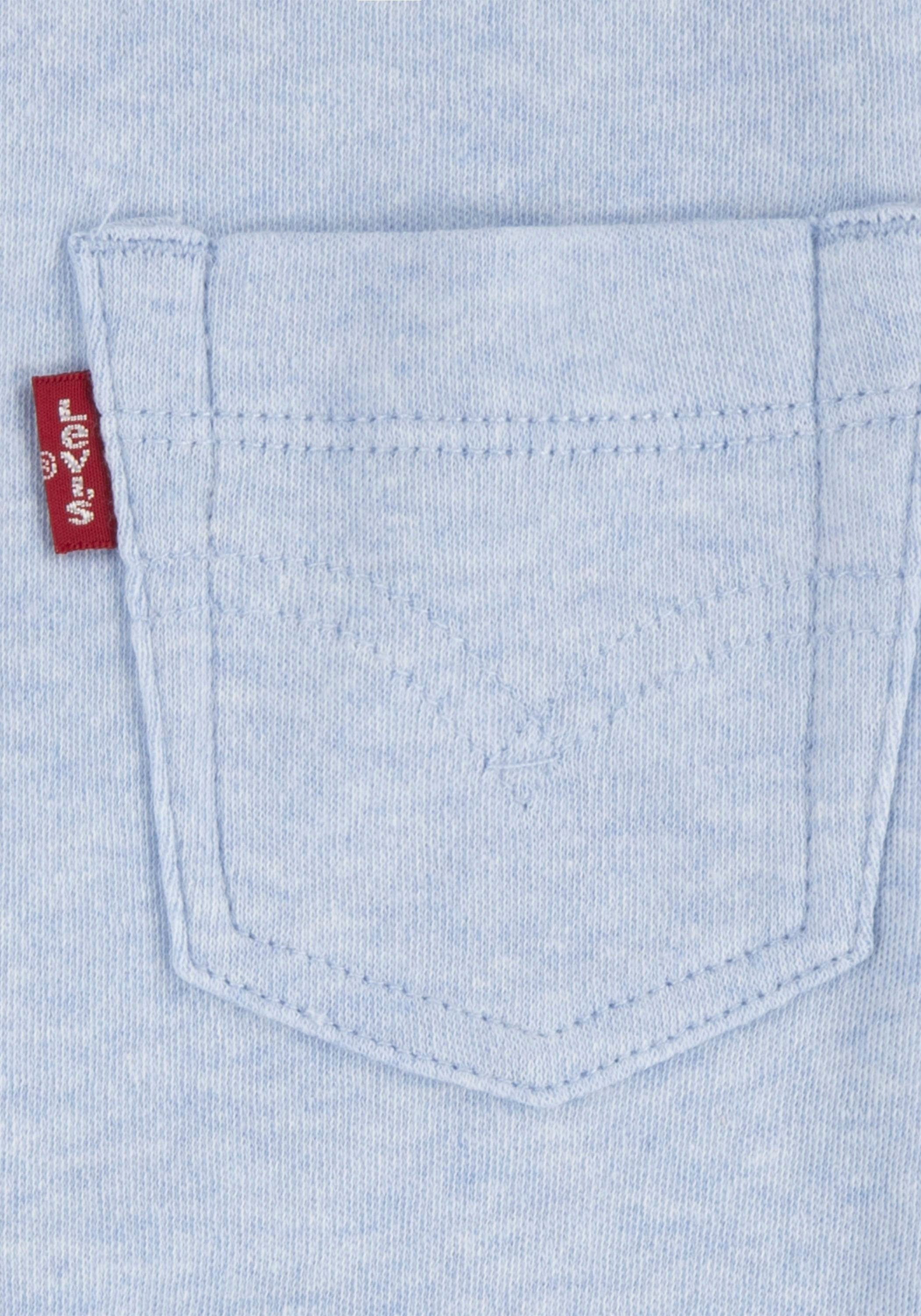 Levi's Kidswear Newborn-cadeauset LVN FOOTED COVERALL & HAT SET (set, 2-delig)