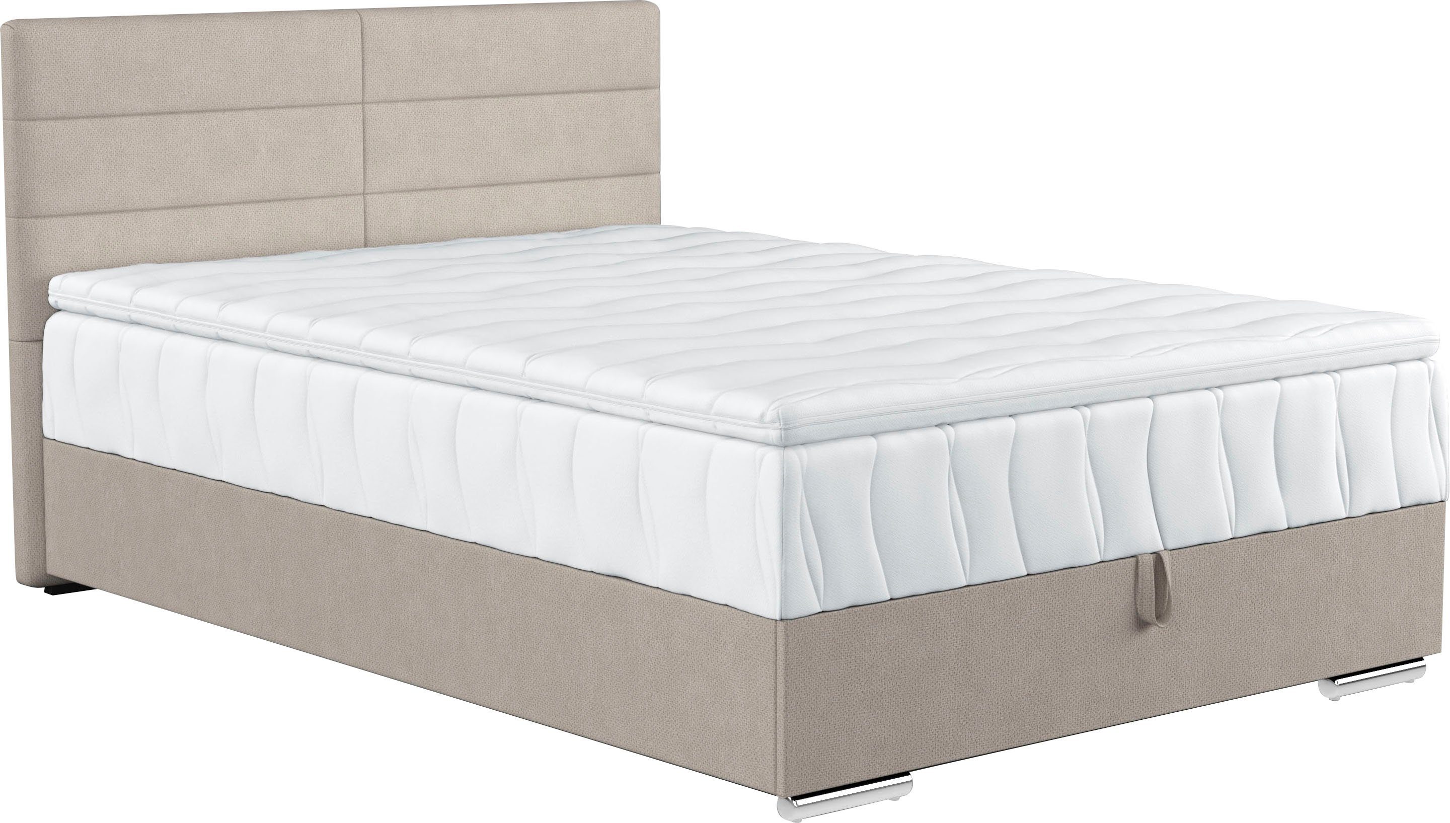 COTTA Boxspring Tom met bedkist, topmatras en sierkussen