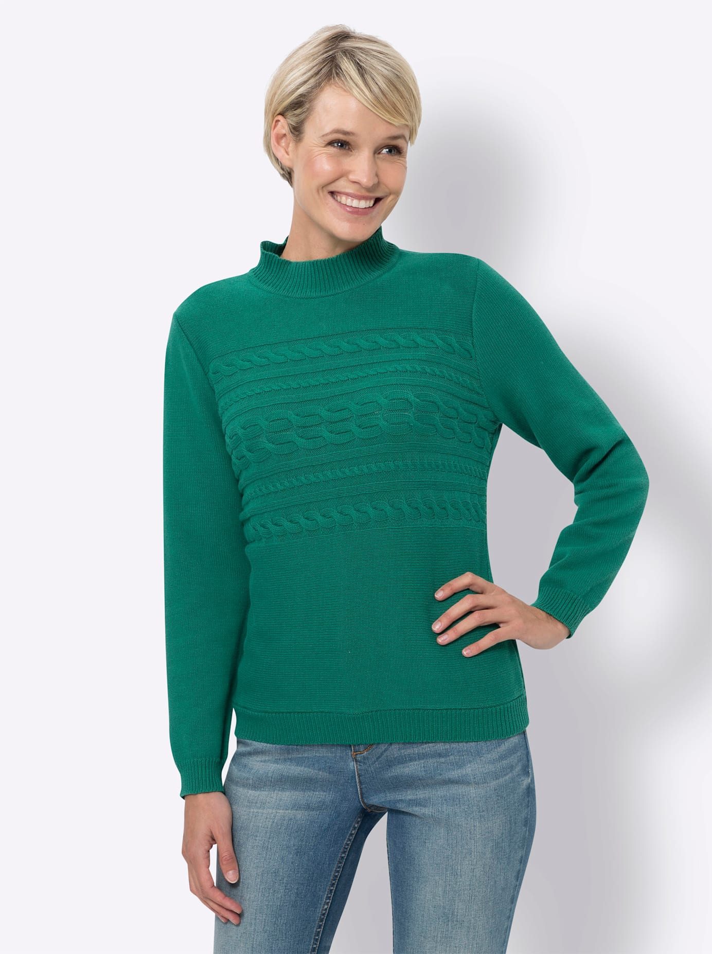 Classic Basics Trui met staande kraag Trui met opstaande kraag