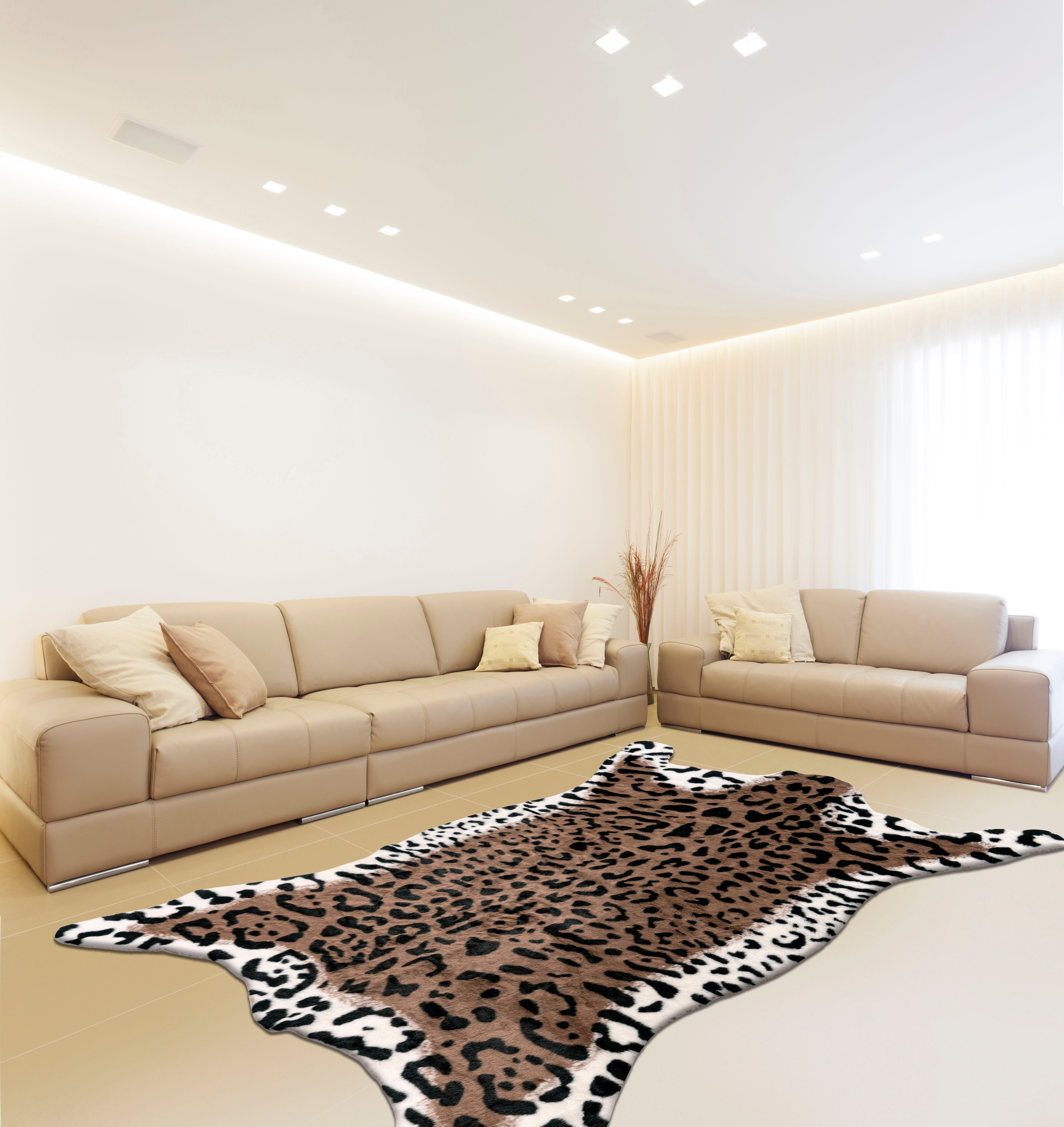 calo-deluxe Vloerkleed Amun 303 Imitatiebont, woonkamer