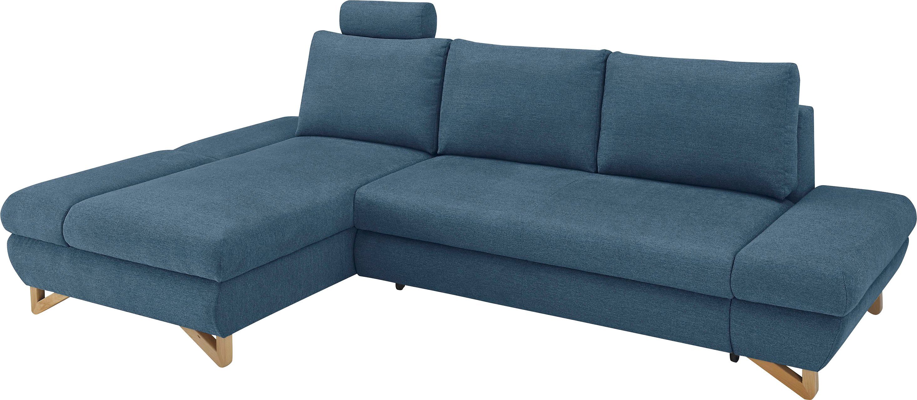 INOSIGN Slaapbank City/Giron comfortabele slaapbank (ligoppervlak 245 x 138 cm) en bedlade