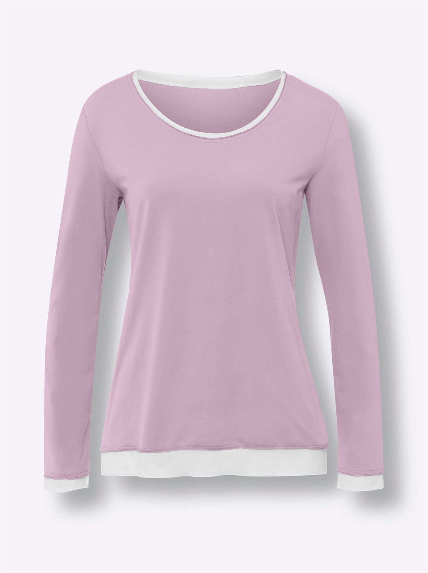 heine Shirt met lange mouwen T-shirt (1-delig)