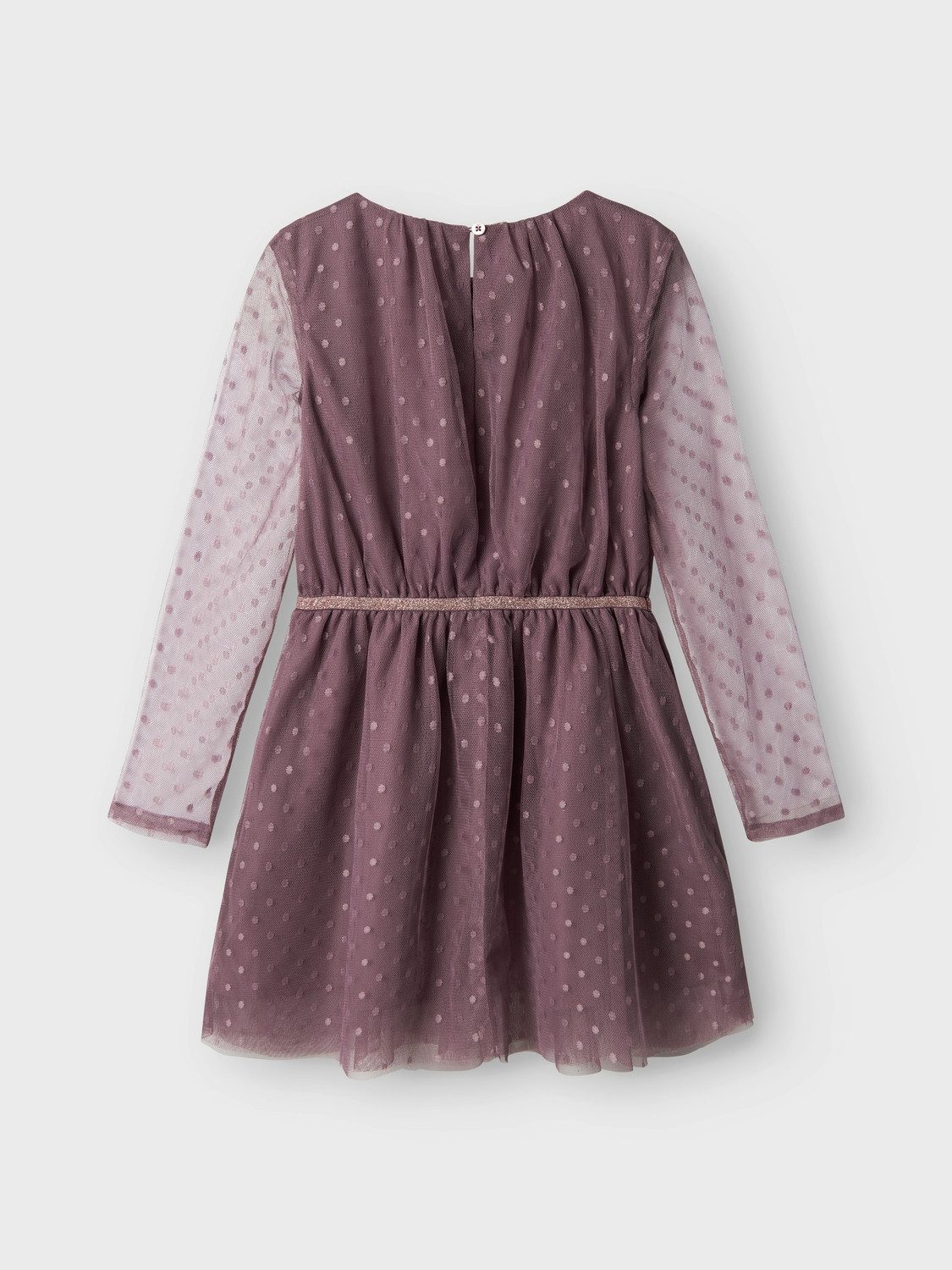 Name It Mini-jurk NKFVABOS LS DRESS NOOS
