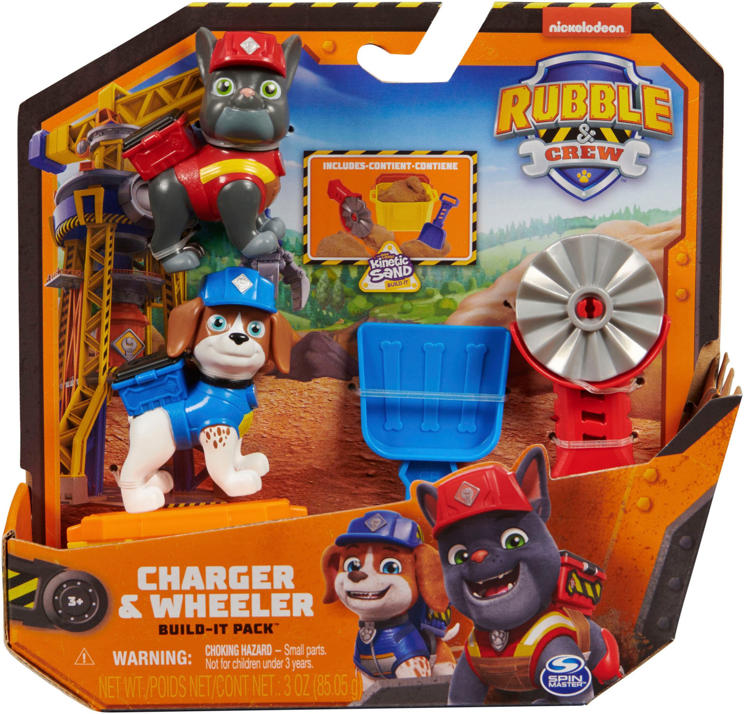 Spin Master Speelwereld Rubble & Crew - Figuren Set Solid Charger & Wheeler