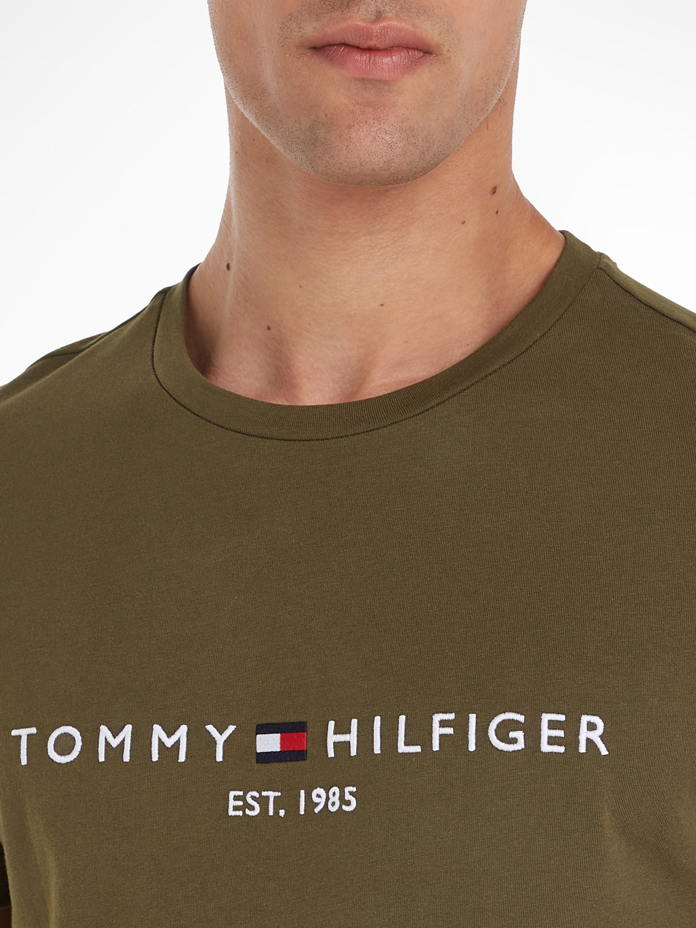 Tommy Hilfiger T-shirt Tommy Logo Tee van duurzaam katoen