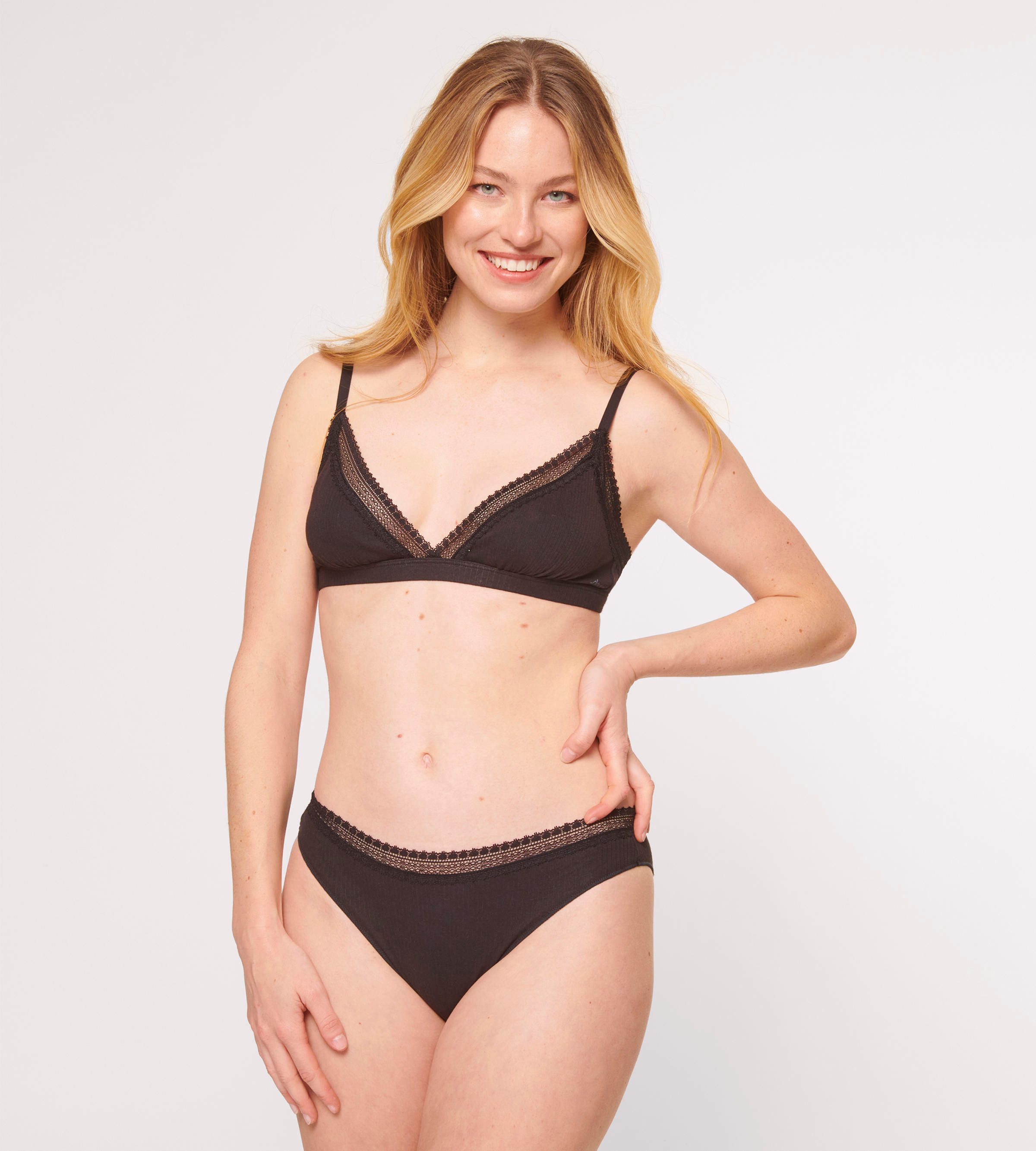 Sloggi Slip GO Ribbed R Tai C2P zachte ribstof met kantafwerking (2 stuks Set van 2)