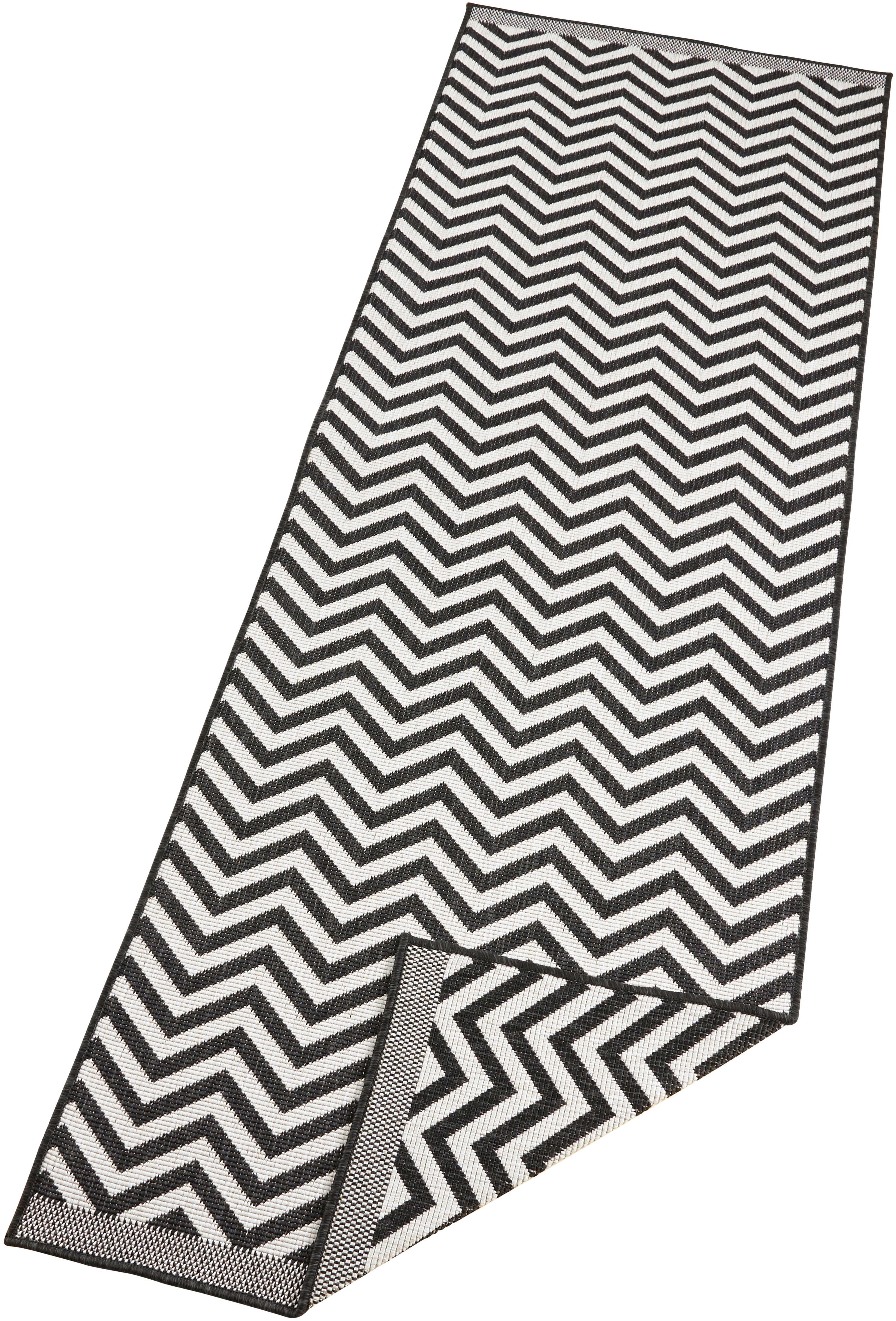 NORTHRUGS Vloerkleed Palma tweezijdig te gebruiken kleed Binnen- en buitengebruik, weerbestendig, balkon, loper, woonkamer, waterbestendig