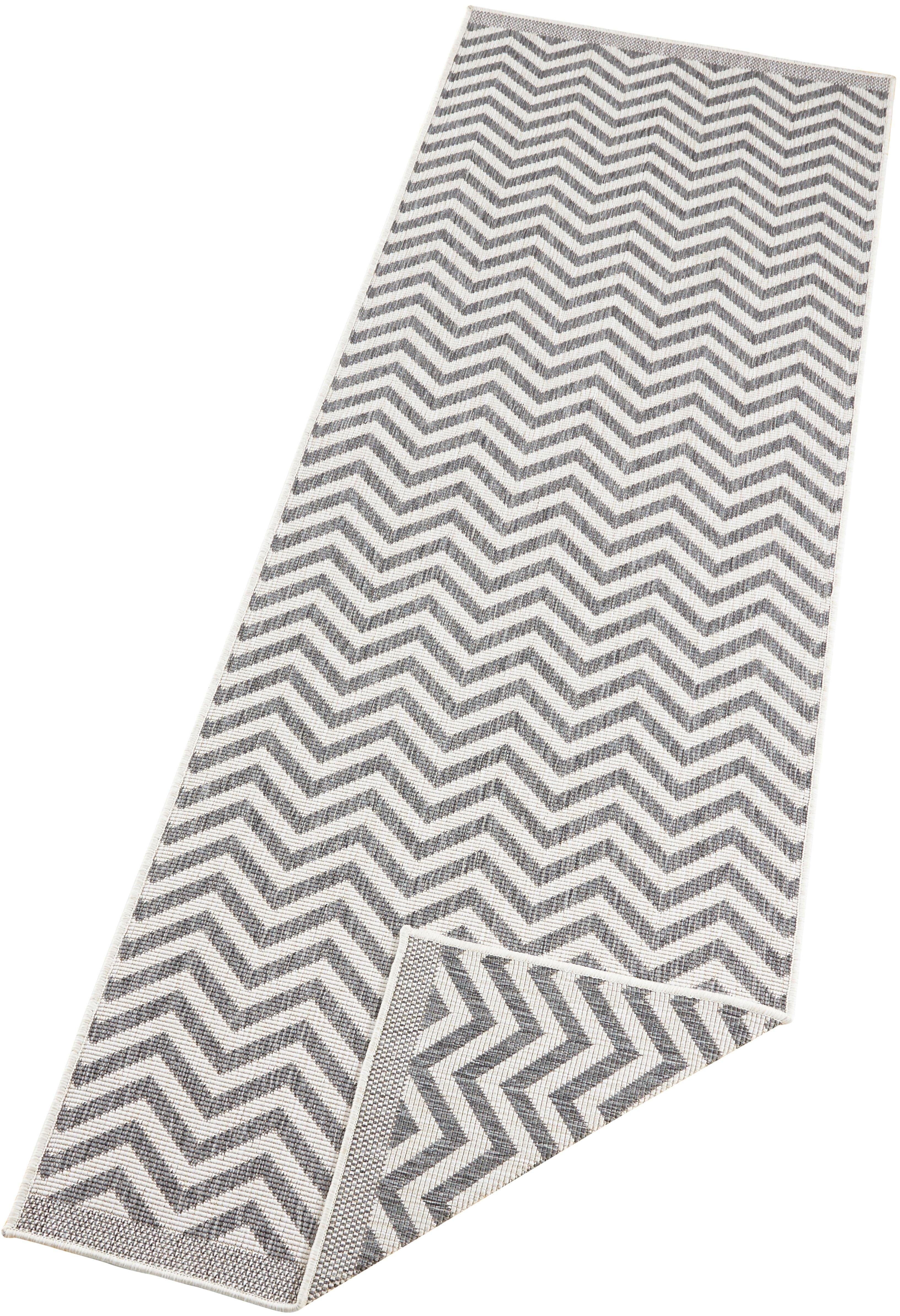 NORTHRUGS Vloerkleed Palma tweezijdig te gebruiken kleed Binnen- en buitengebruik, weerbestendig, balkon, loper, woonkamer, waterbestendig