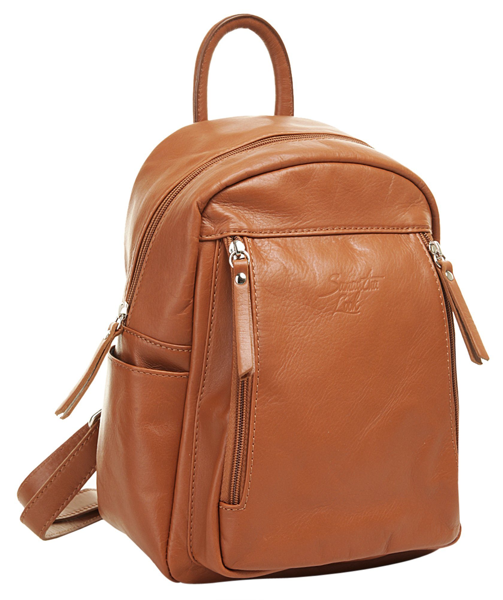 Samantha Look Rugzak echt leer, made in italy
