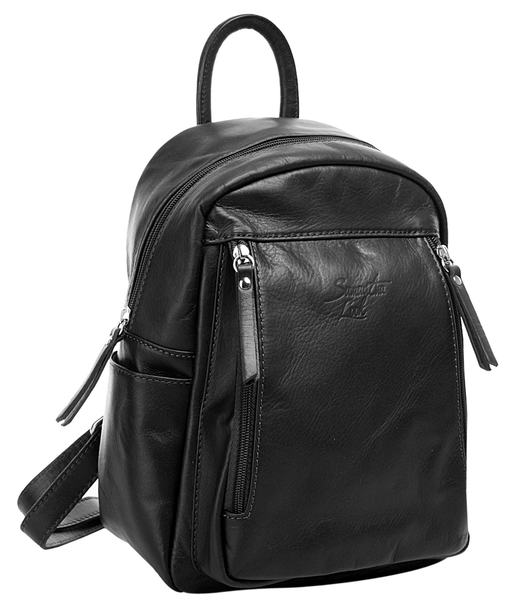Samantha Look Rugzak echt leer, made in italy