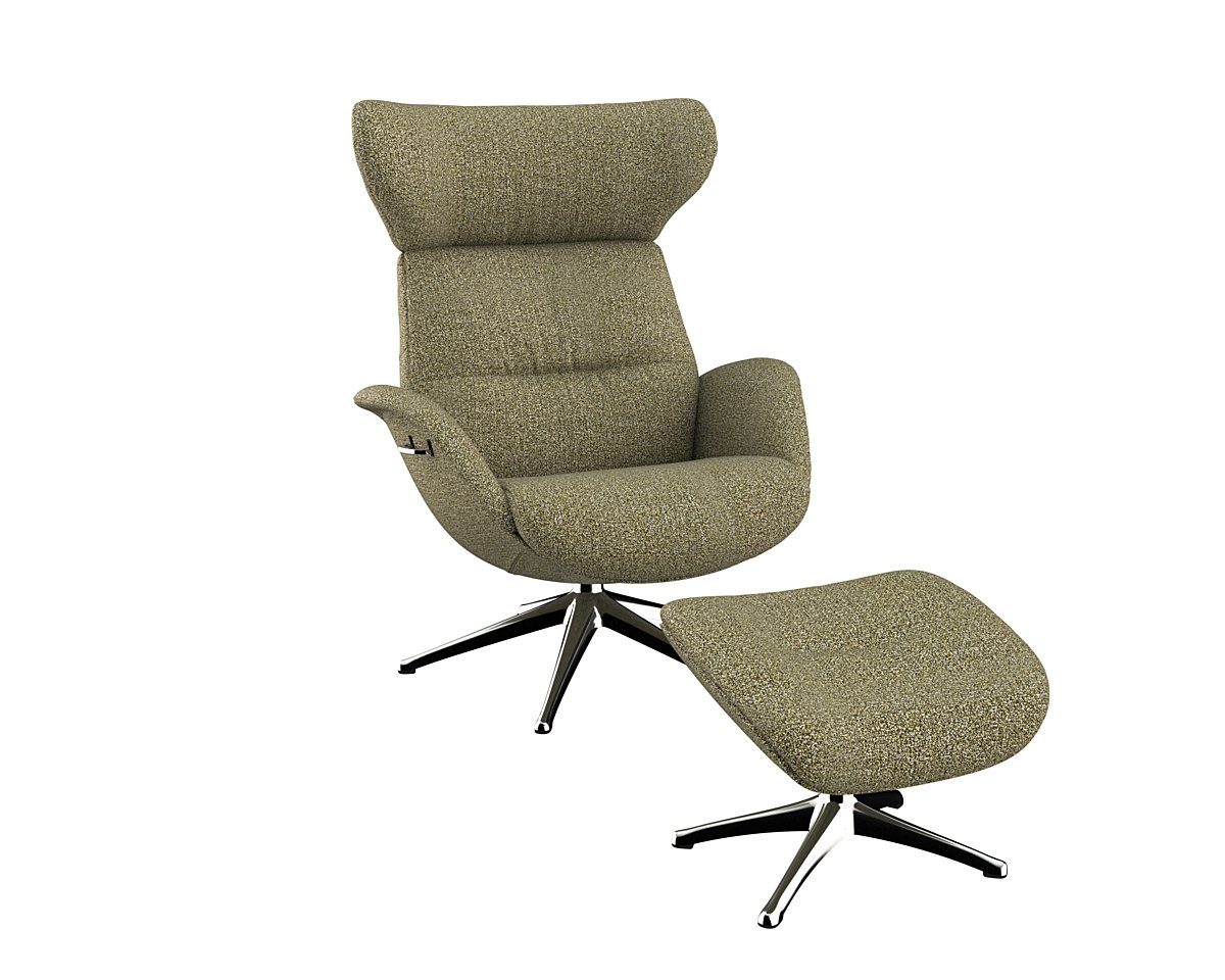 FLEXLUX Relaxfauteuil More, functionele stoel, gestoffeerde stoel, armleunstoel, TV-fauteuil Premium comfort, rug- en hoofdeindeverstelling,