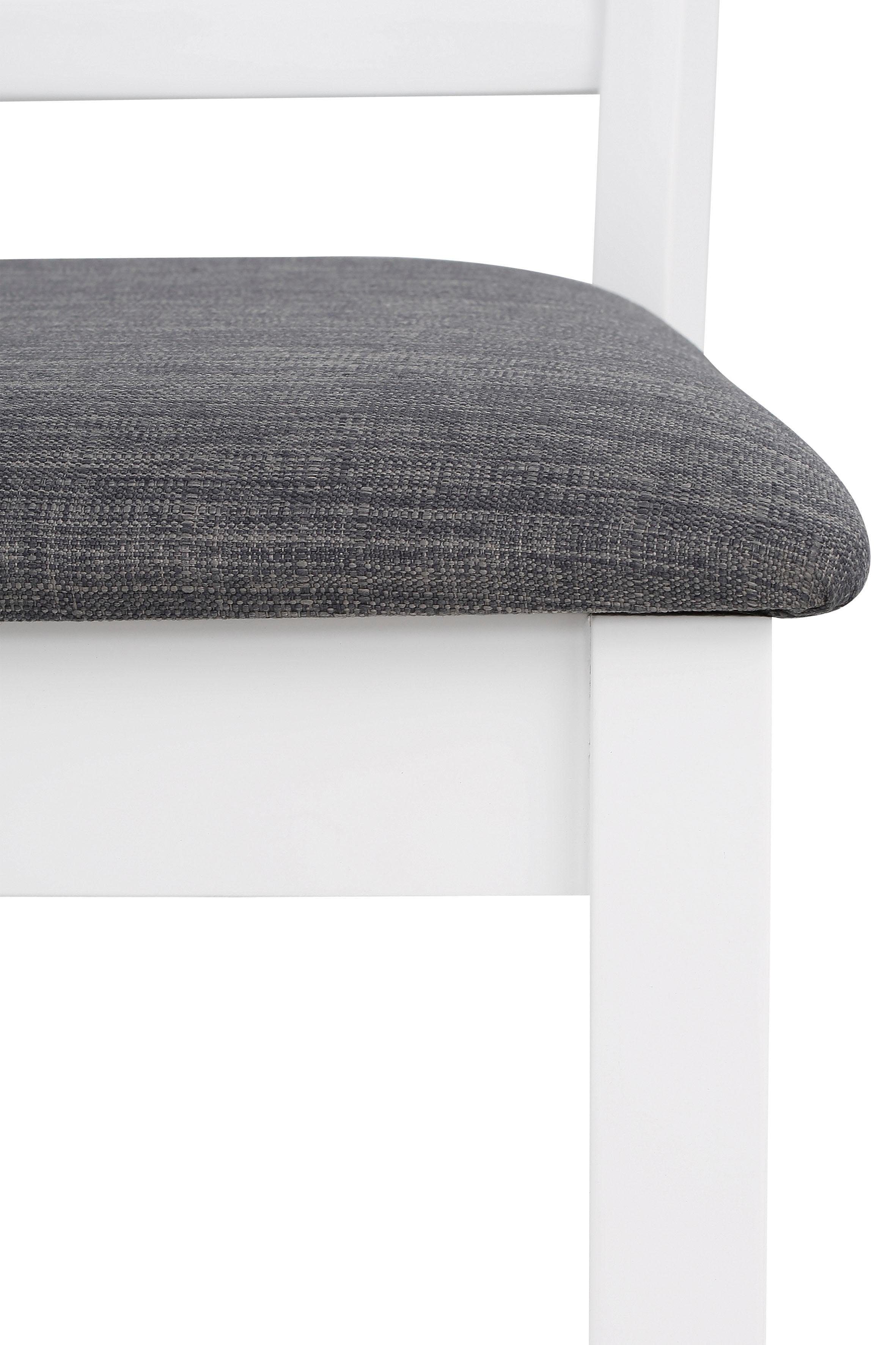 Home affaire Eetkamerstoel Fullerton, houten stoel met mooi freeswerk, zithoogte 47 cm, keukenstoel (set, 2 stuks)