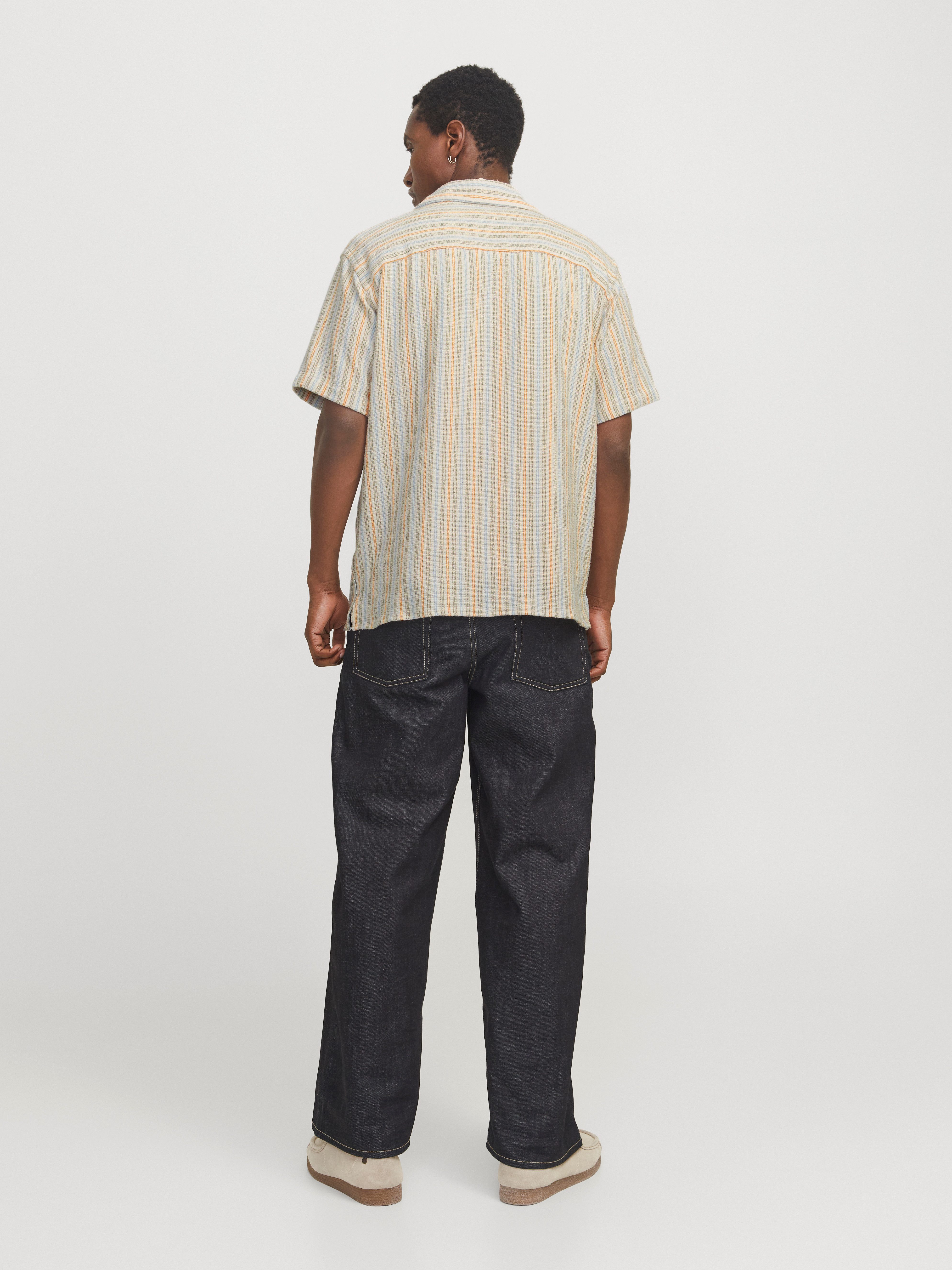Jack & Jones Overhemd met korte mouwen JORCOBA STRIPE RESORT SHIRT SS SN