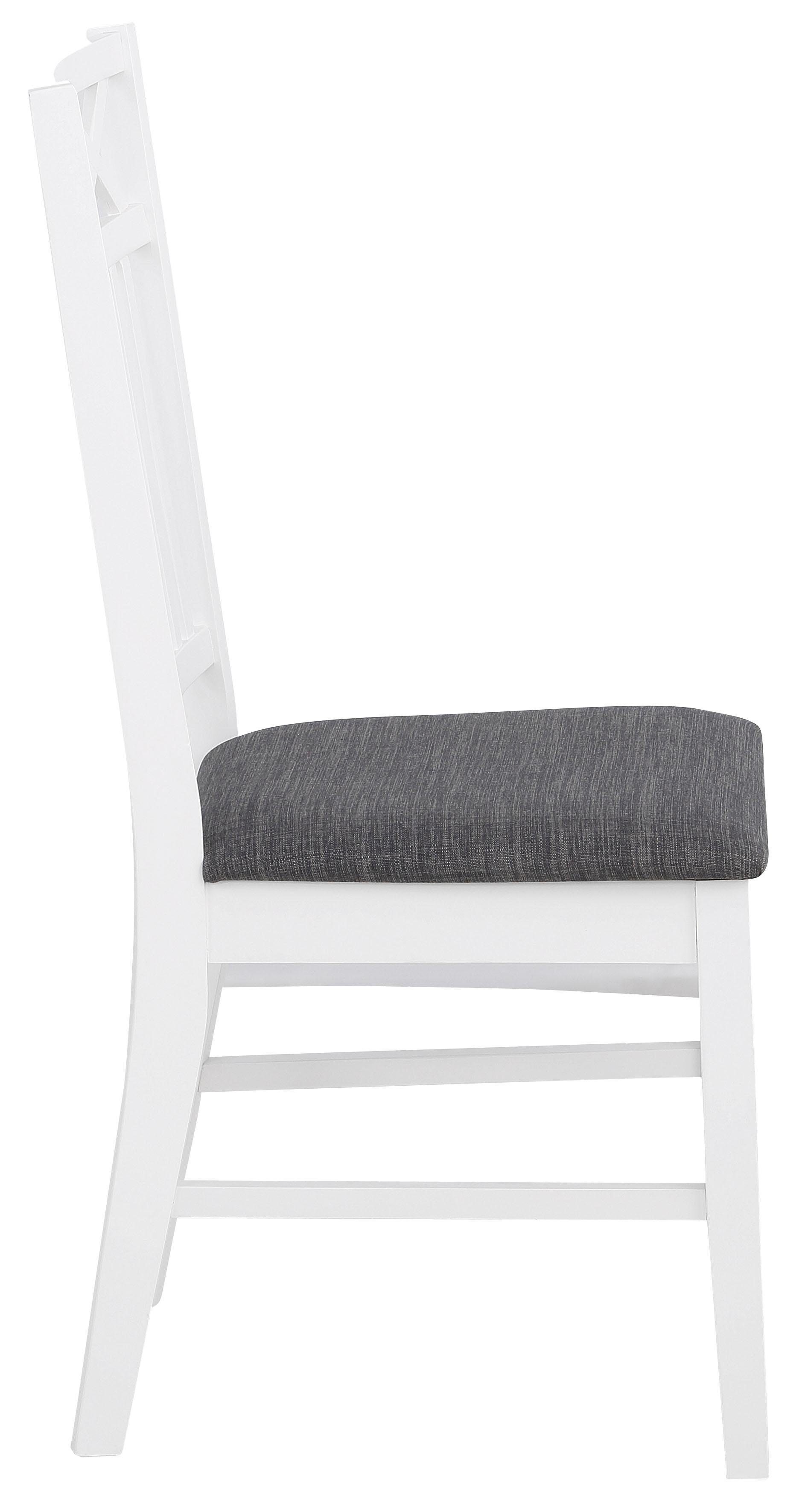 Home affaire Eetkamerstoel Fullerton, houten stoel met mooi freeswerk, zithoogte 47 cm, keukenstoel (set, 2 stuks)