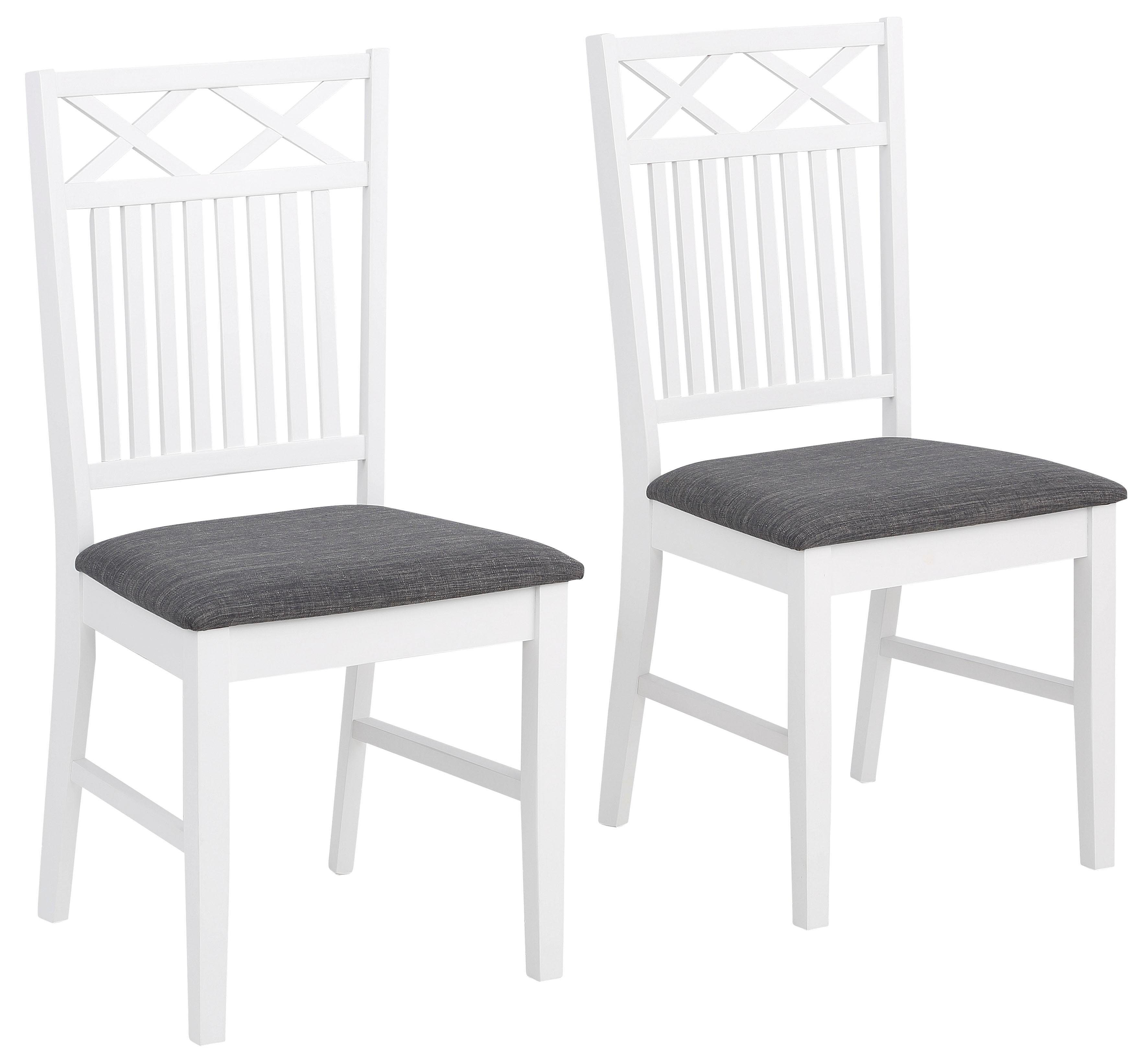Home affaire Eetkamerstoel Fullerton, houten stoel met mooi freeswerk, zithoogte 47 cm, keukenstoel (set, 2 stuks)