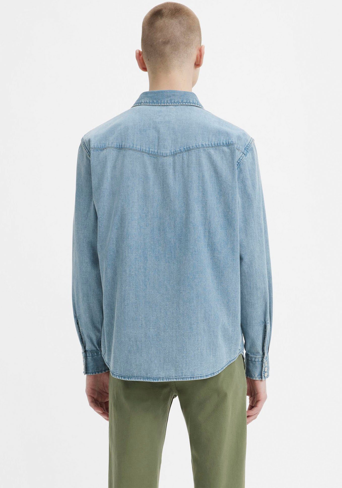 Levi's® Jeans overhemd SAWTOOTH RLX FIT WESTERN BLUES