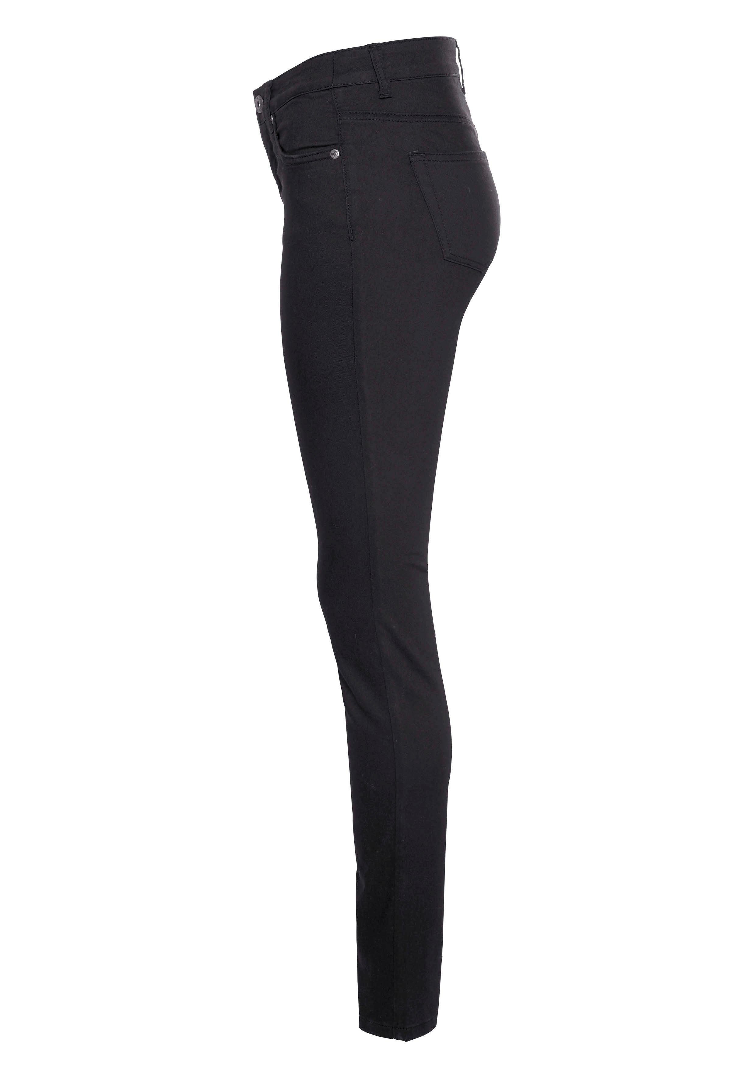 Arizona Slim fit jeans Shaping strakke pasvorm, skinny jeans, used-look-wassing, hoge taille
