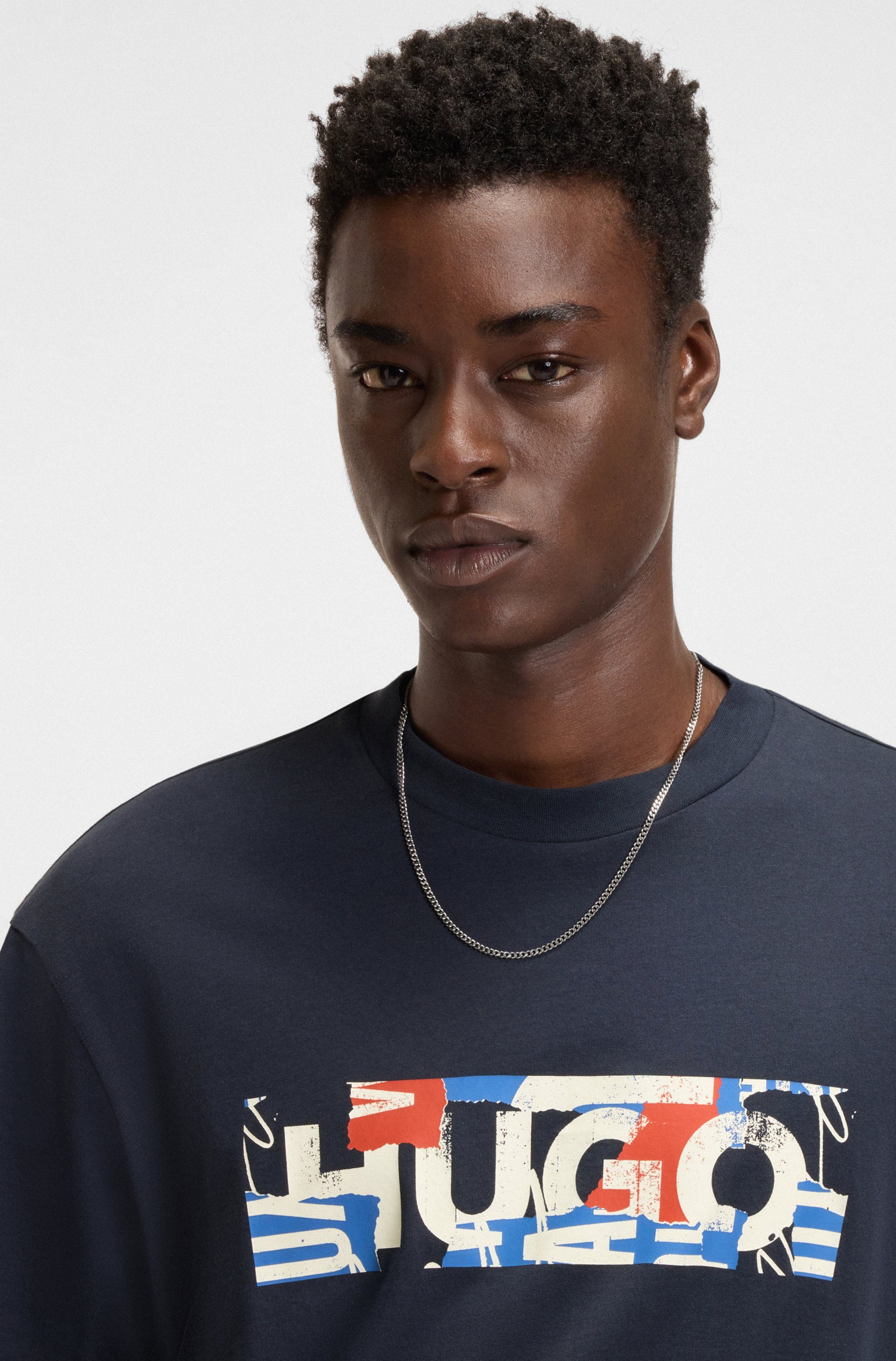 HUGO Blue T-shirt Nugix