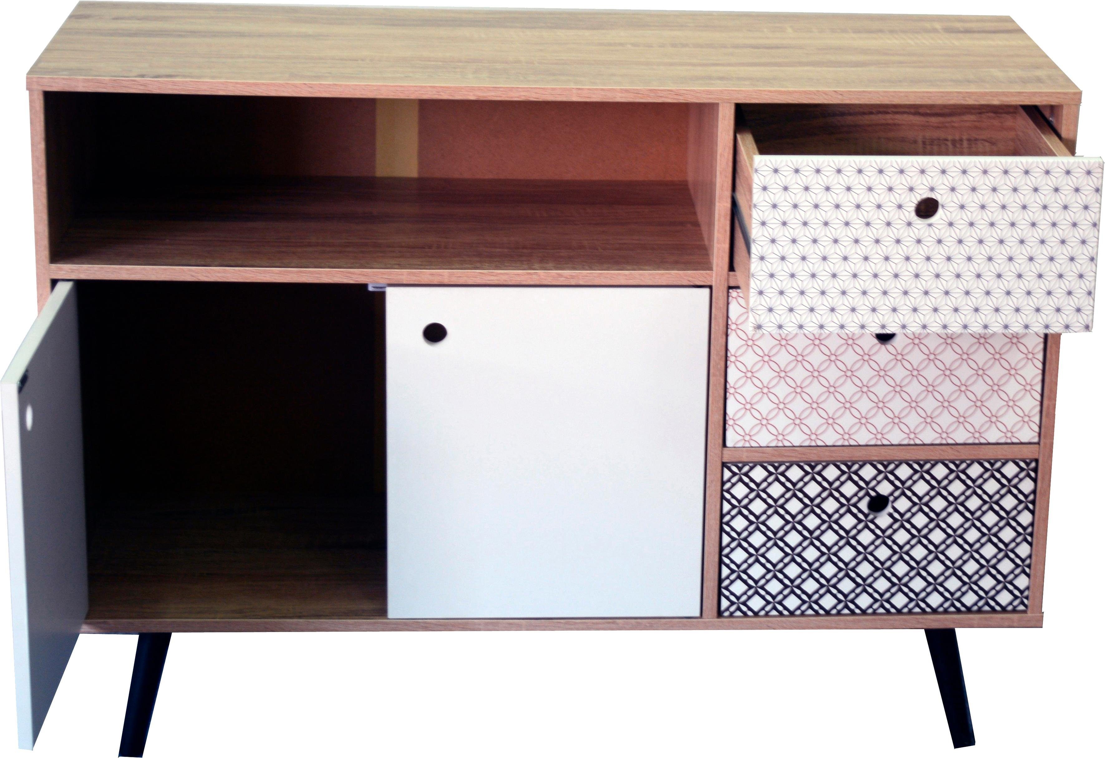SIT Dressoir Mailbox Decor-oppervlakken in Scandi look, shabby chic, vintage