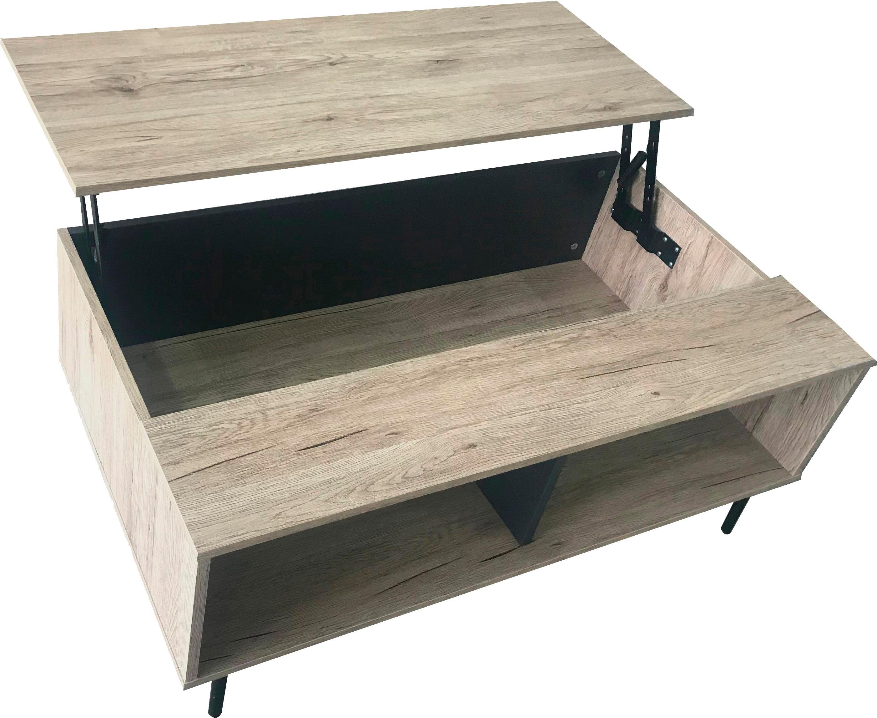 SIT Salontafel Mailbox in hoogte verstelbaar, shabby chic, vintage